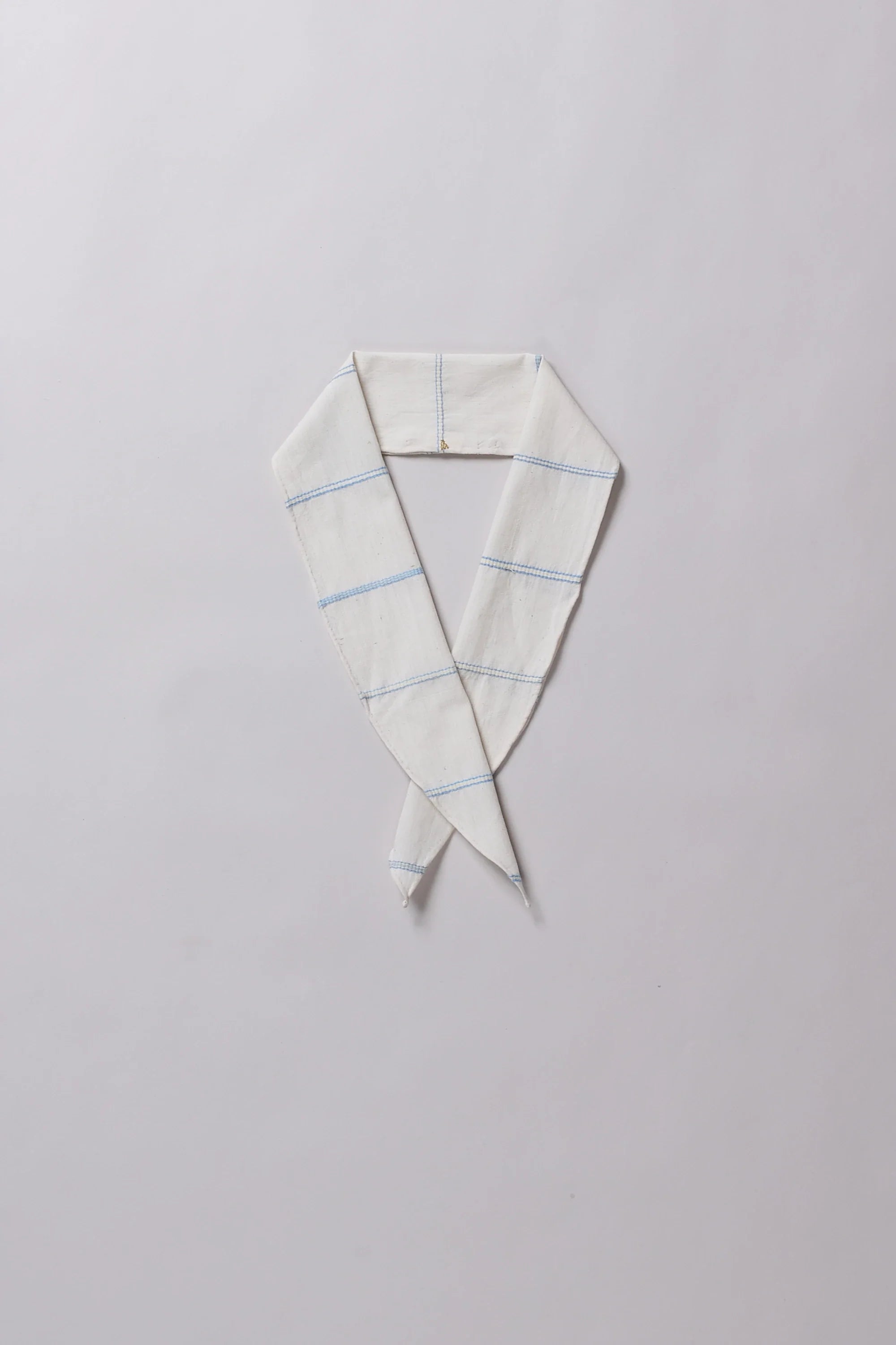 Ecru Striped Bandana