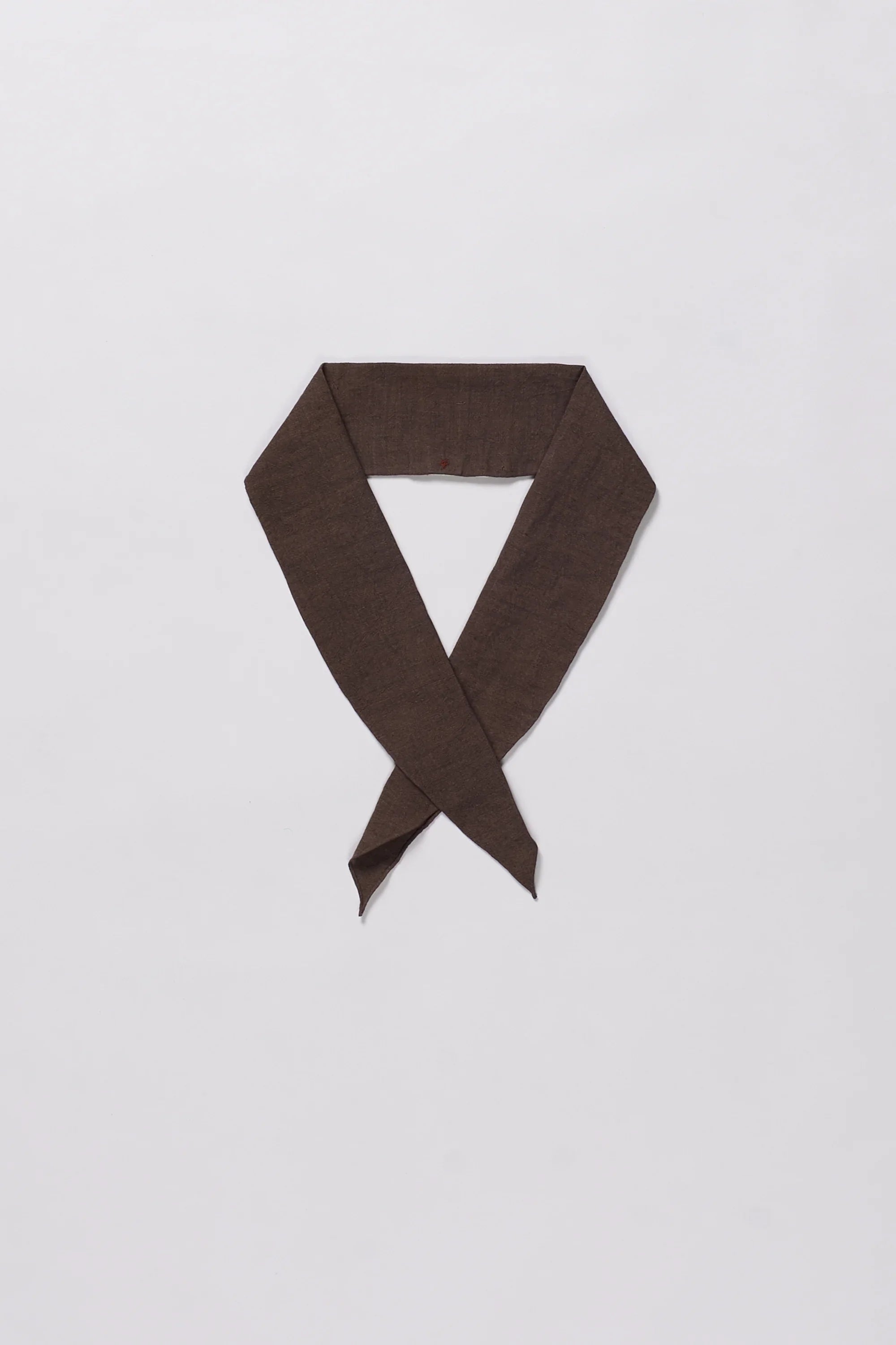 BURNT UMBER COTTON BANDANA