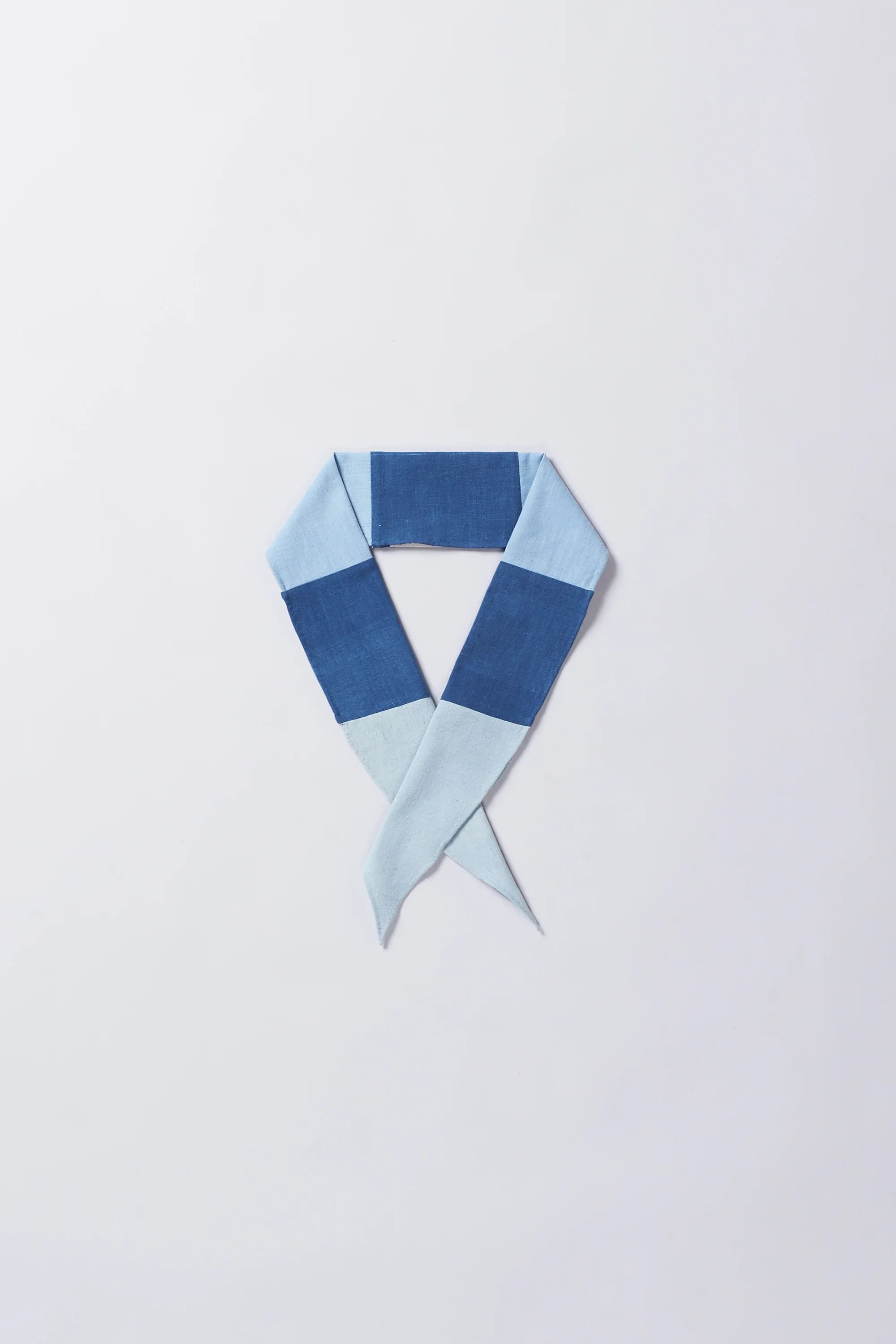 Patchwork Indigo Bandana