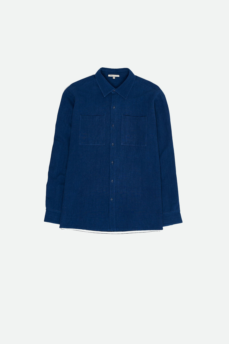 MEDIUM INDIGO COTTON SHIRT