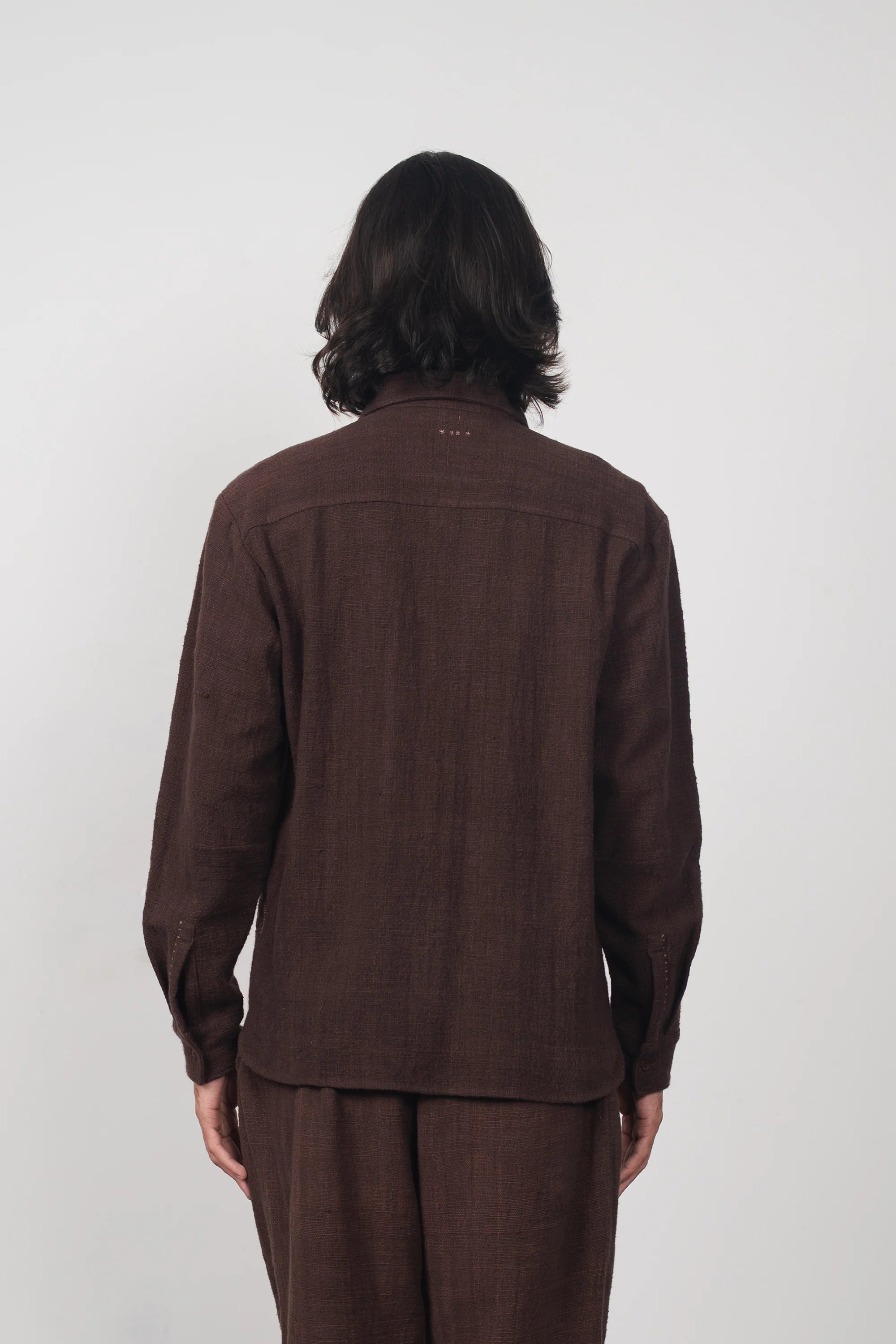 Relaxed Fit Shirt in Burnt Umber