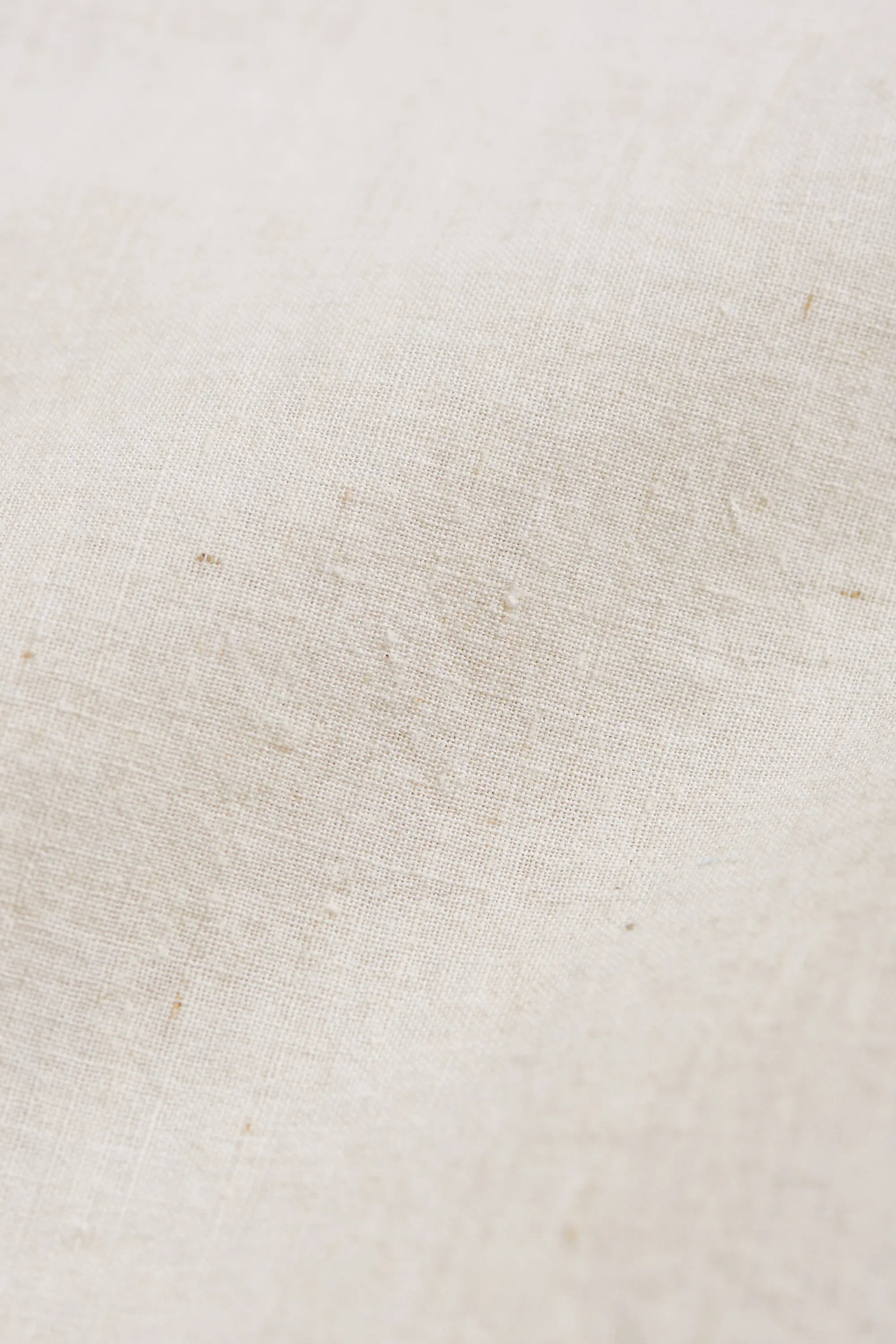 Close-up of ecru fabric 