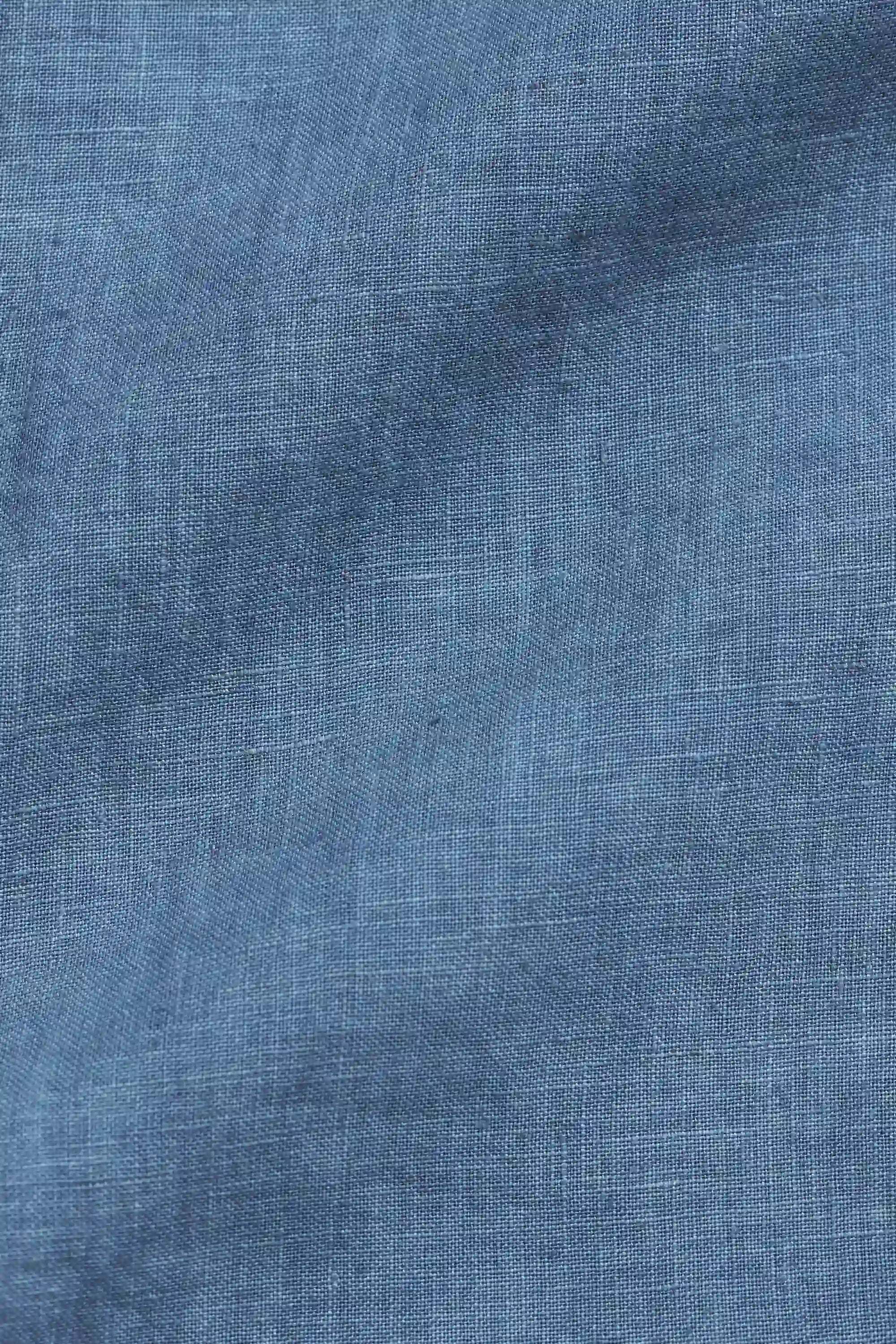Close-up of blue fabric