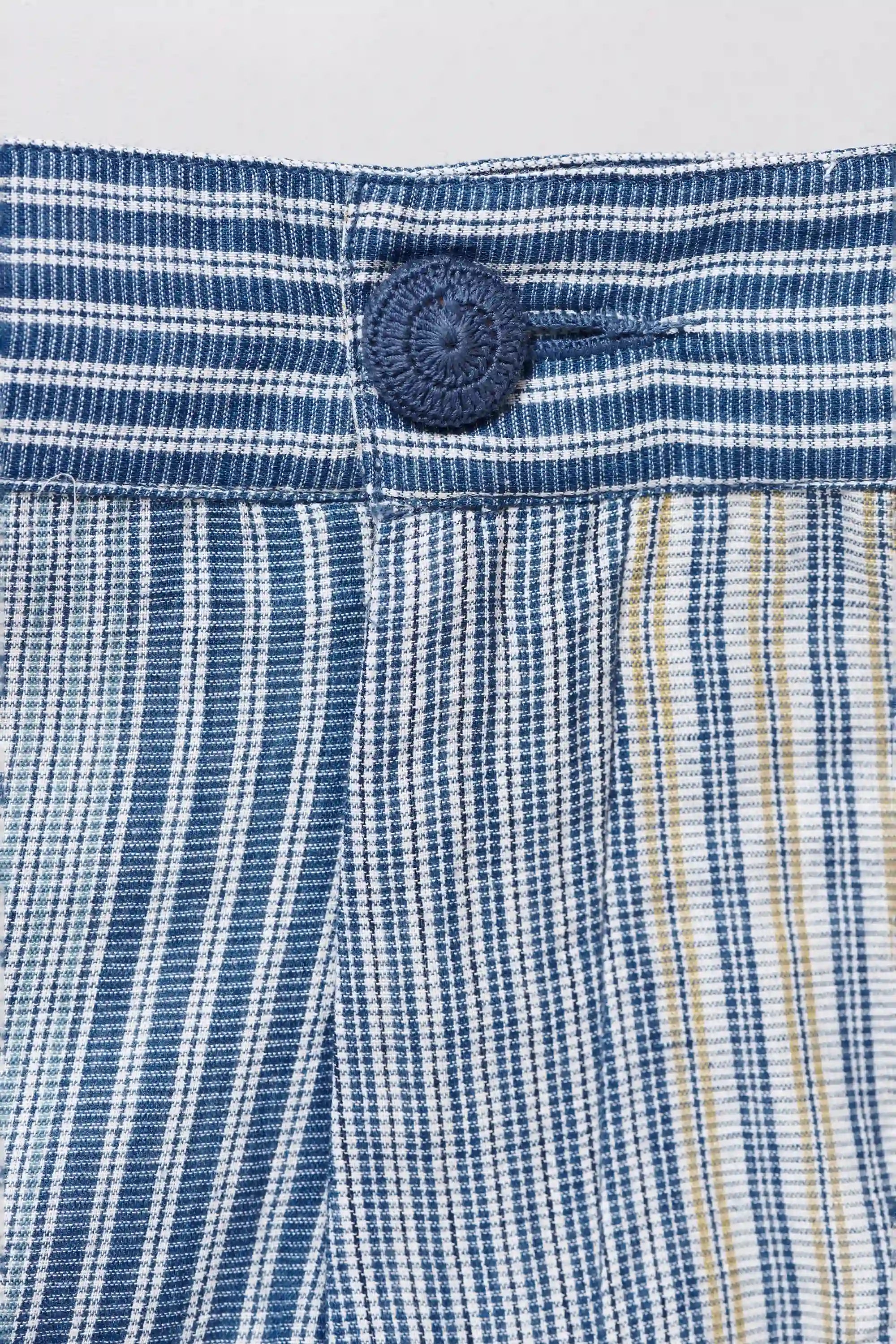 Fabric close-up with button