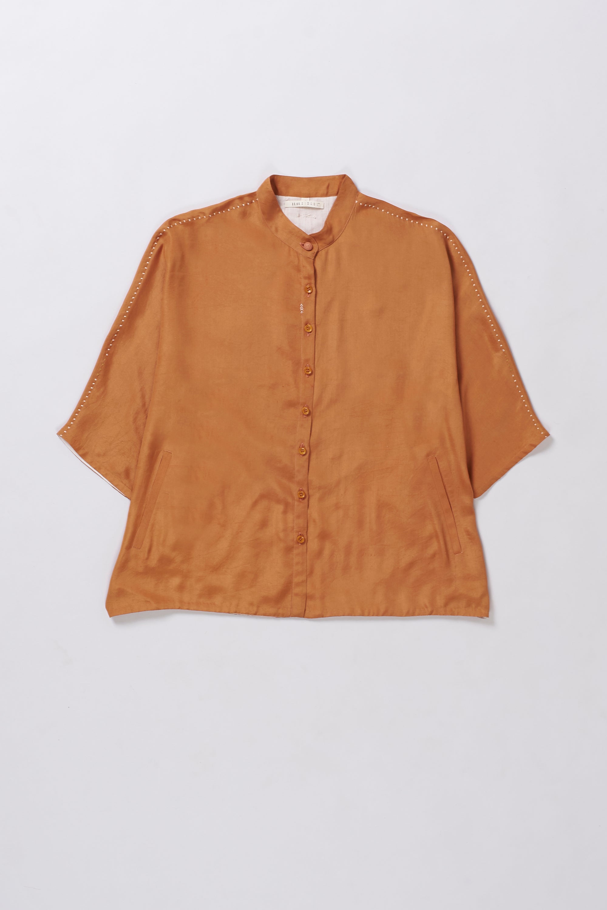 BAND COLLAR SHIRT