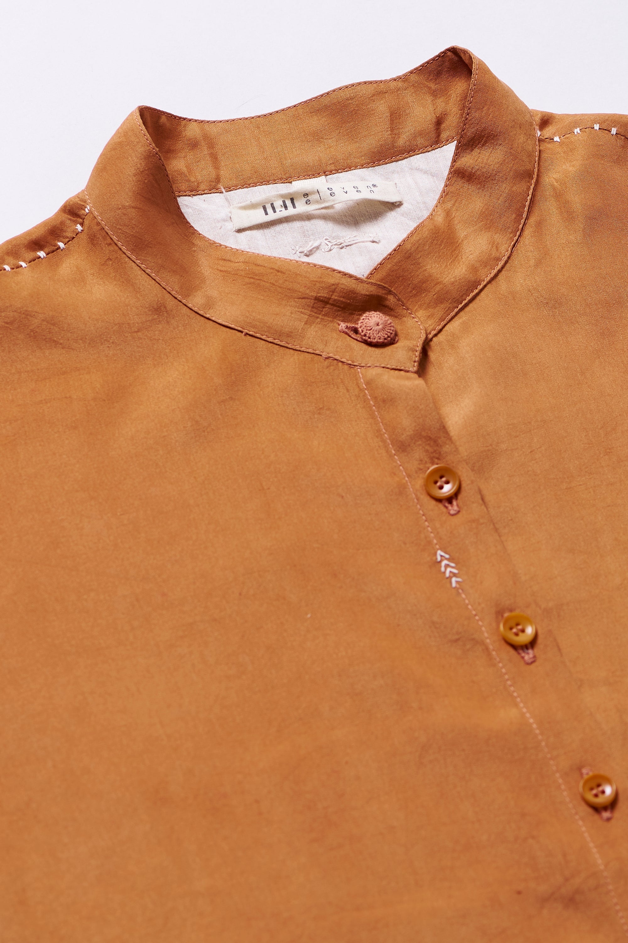BAND COLLAR SHIRT