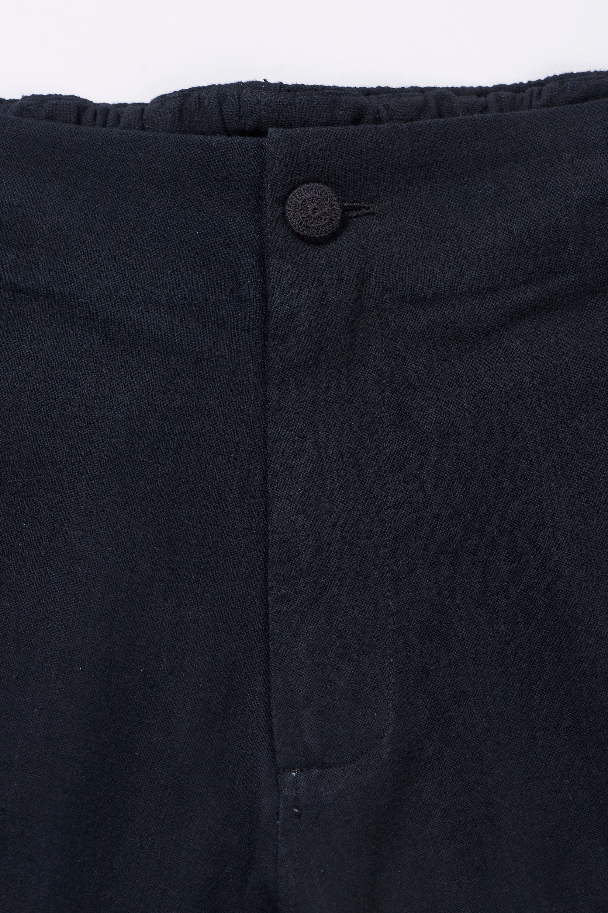 BLACK WOVEN JOGGERS