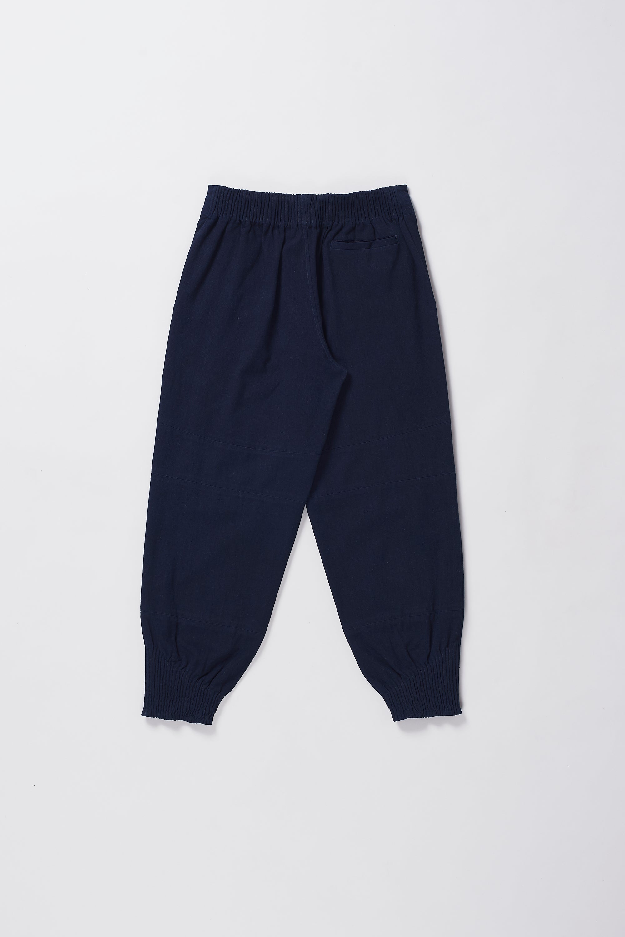 INDIGO WOVEN JOGGERS
