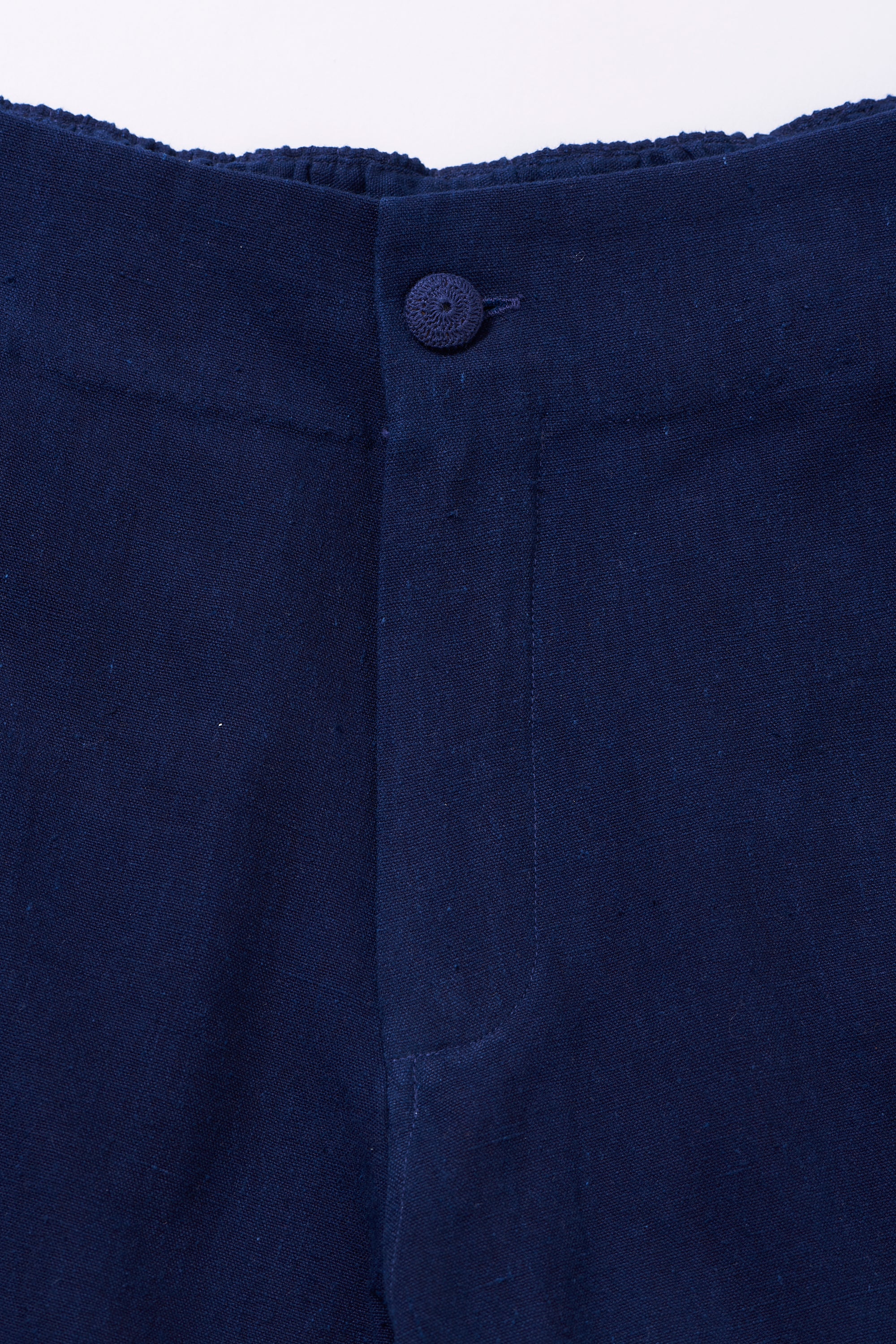 INDIGO WOVEN JOGGERS