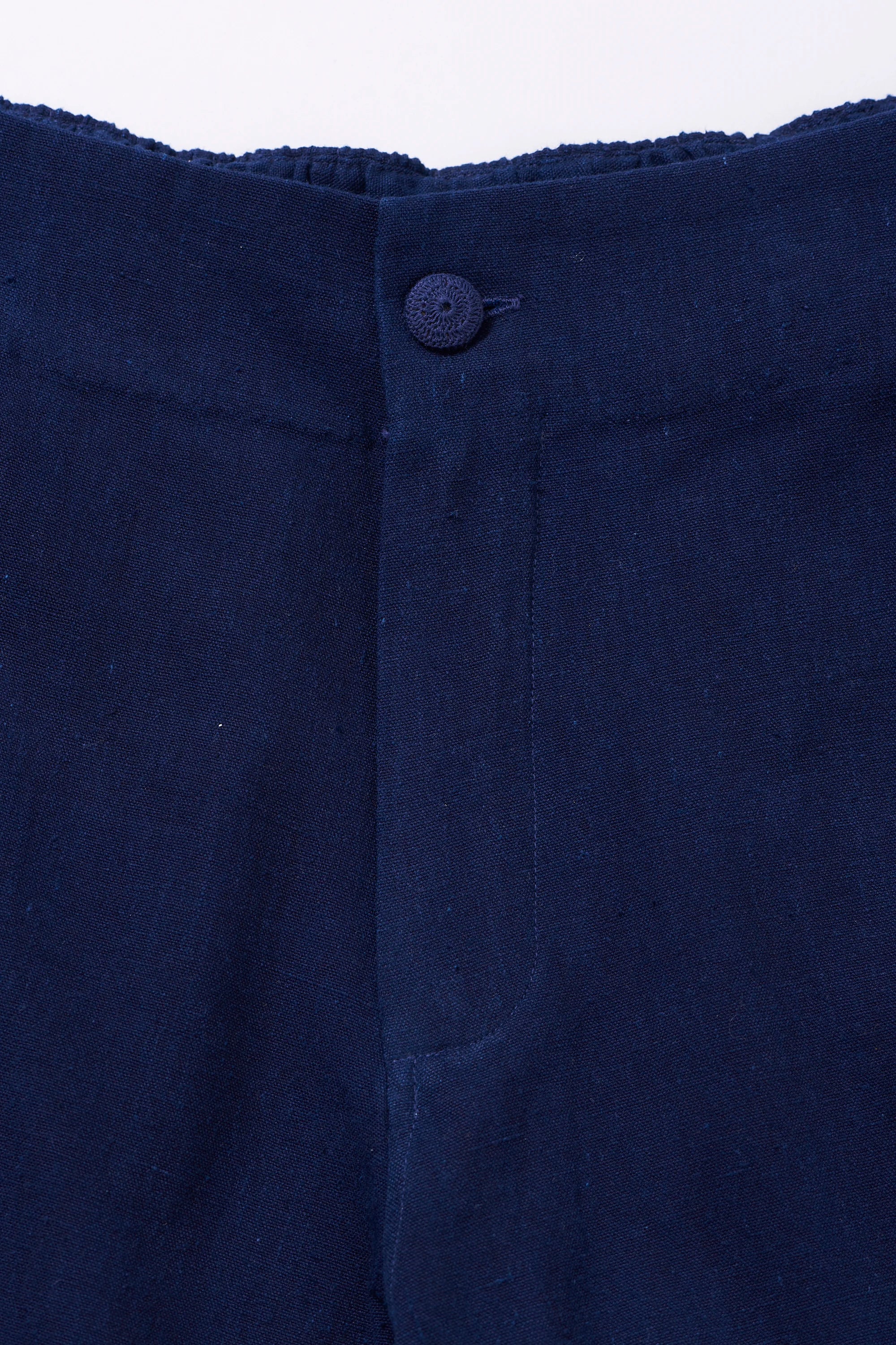 INDIGO WOVEN JOGGERS