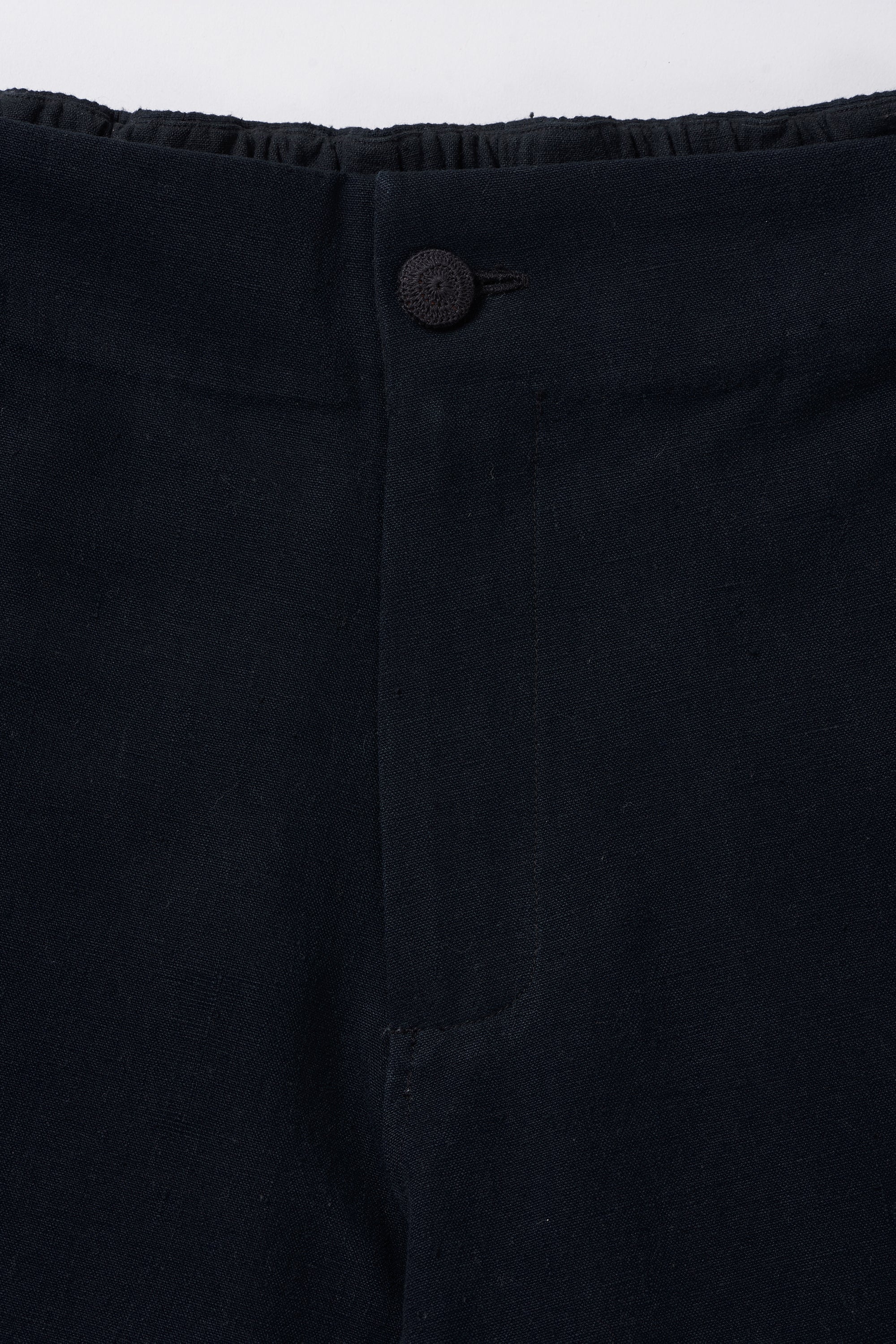 BLACK WOVEN JOGGERS