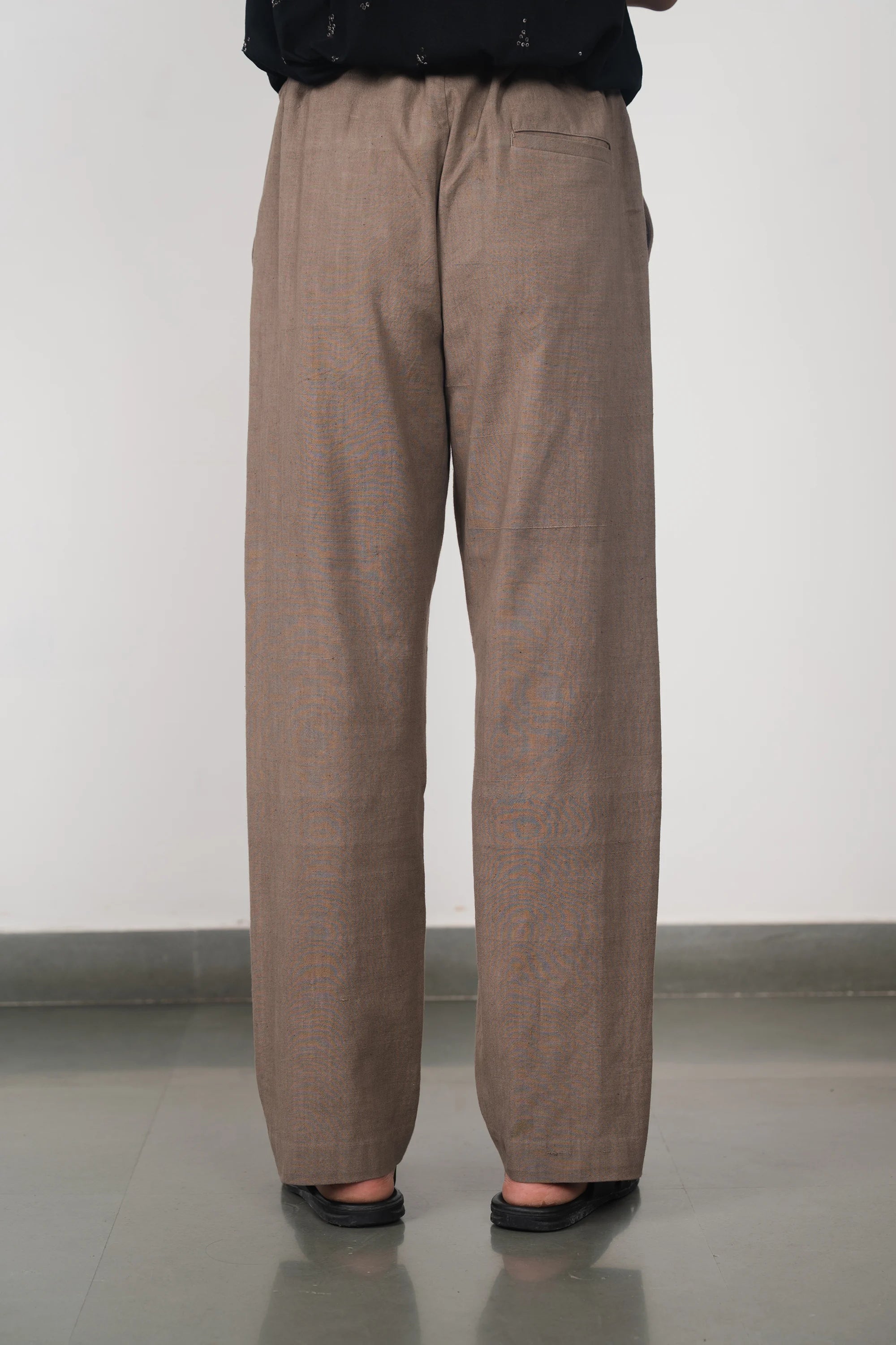 Ash Grey Drawstring Cotton Pant