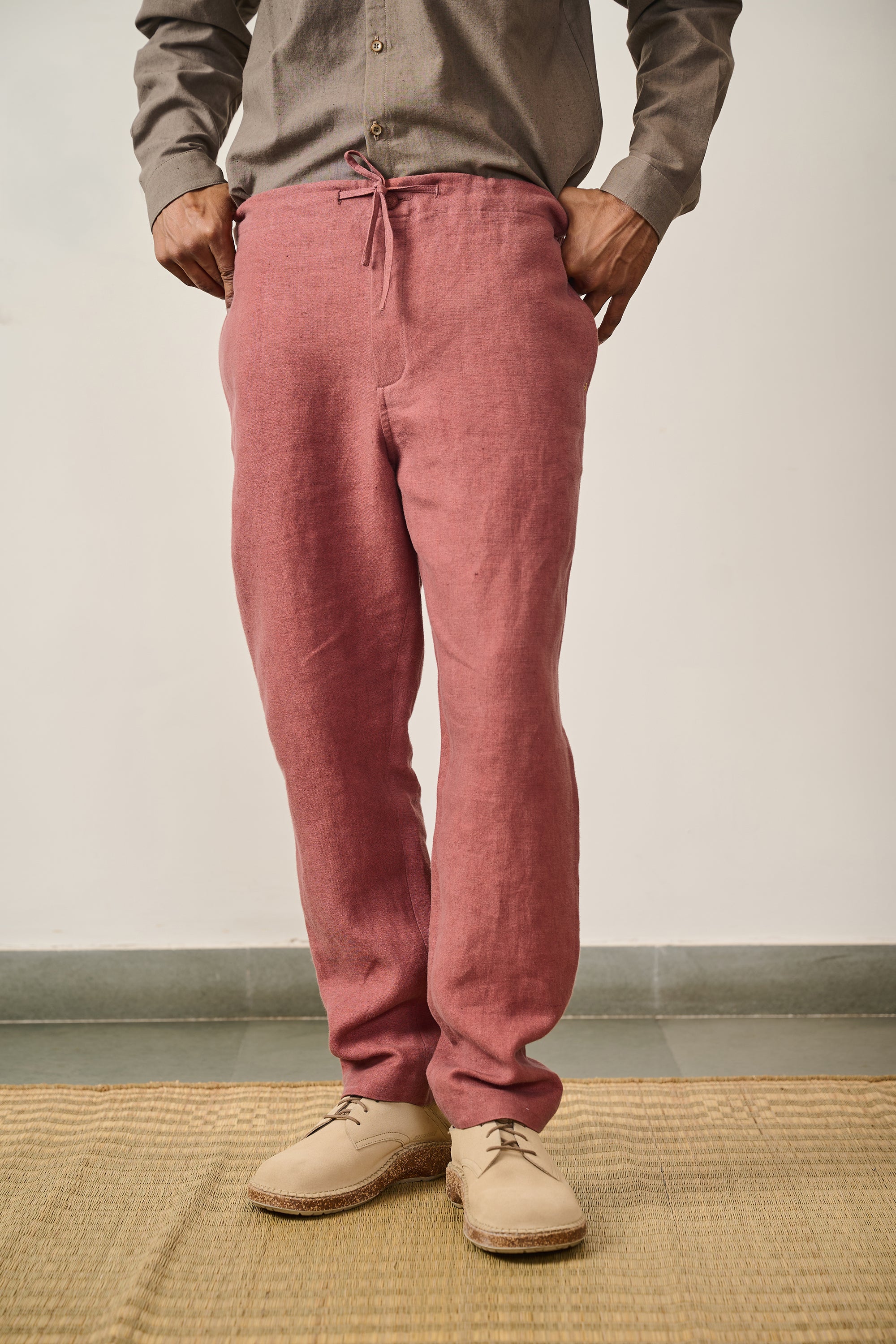 ROUGE PINK STRING PANTS