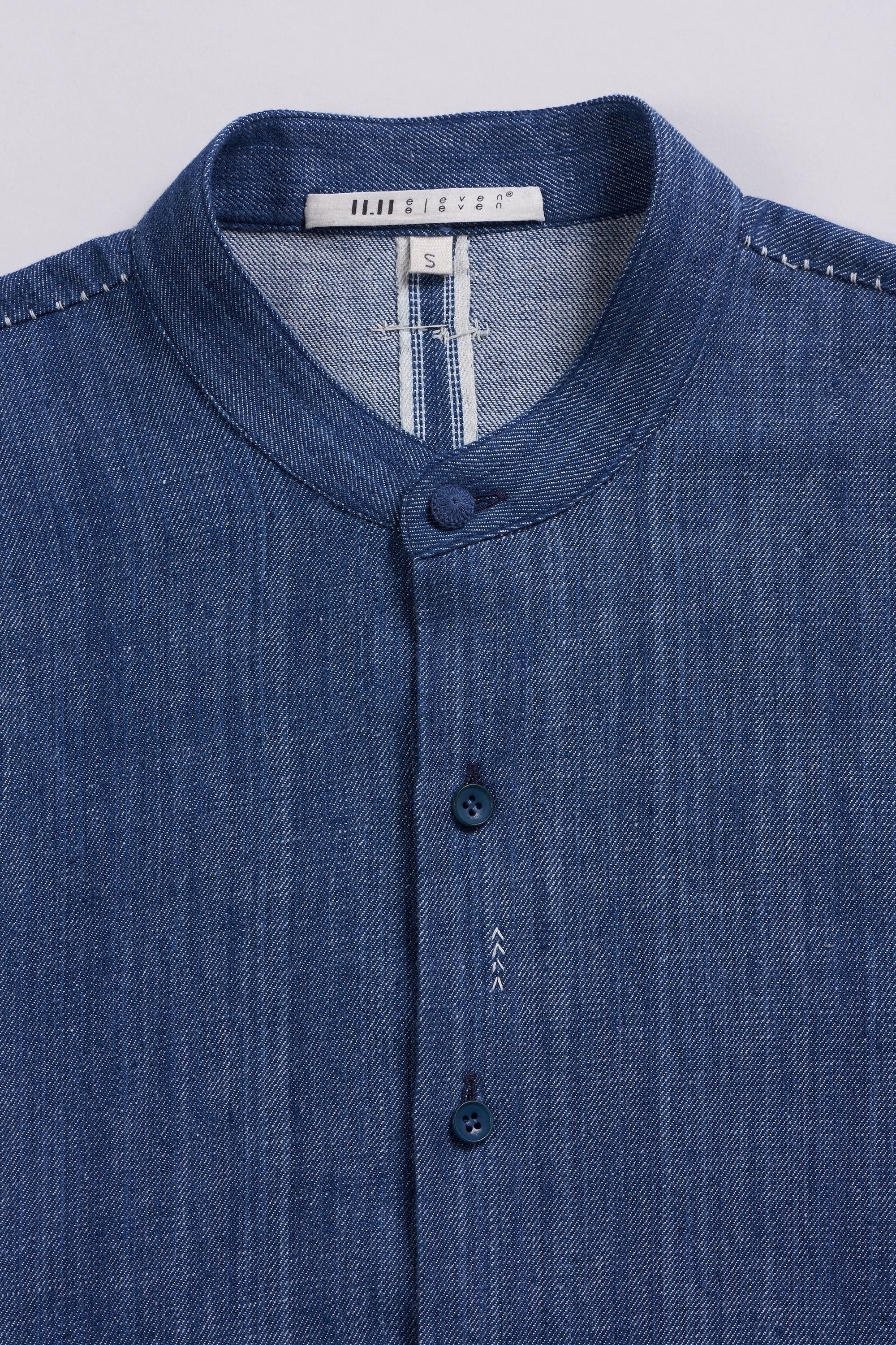Medium Indigo Denim Shirt For Women