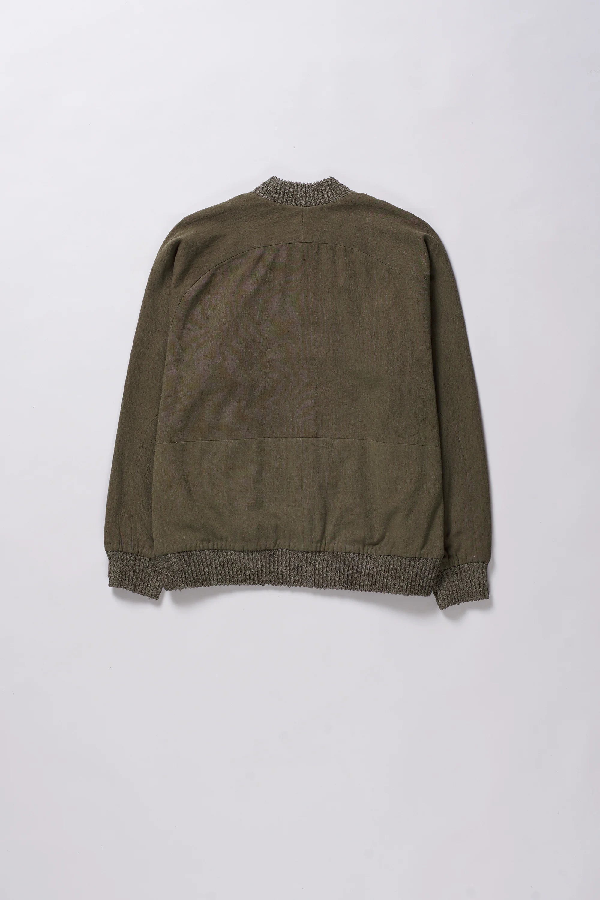 Cropped Khakhi Green Bomber Jacket