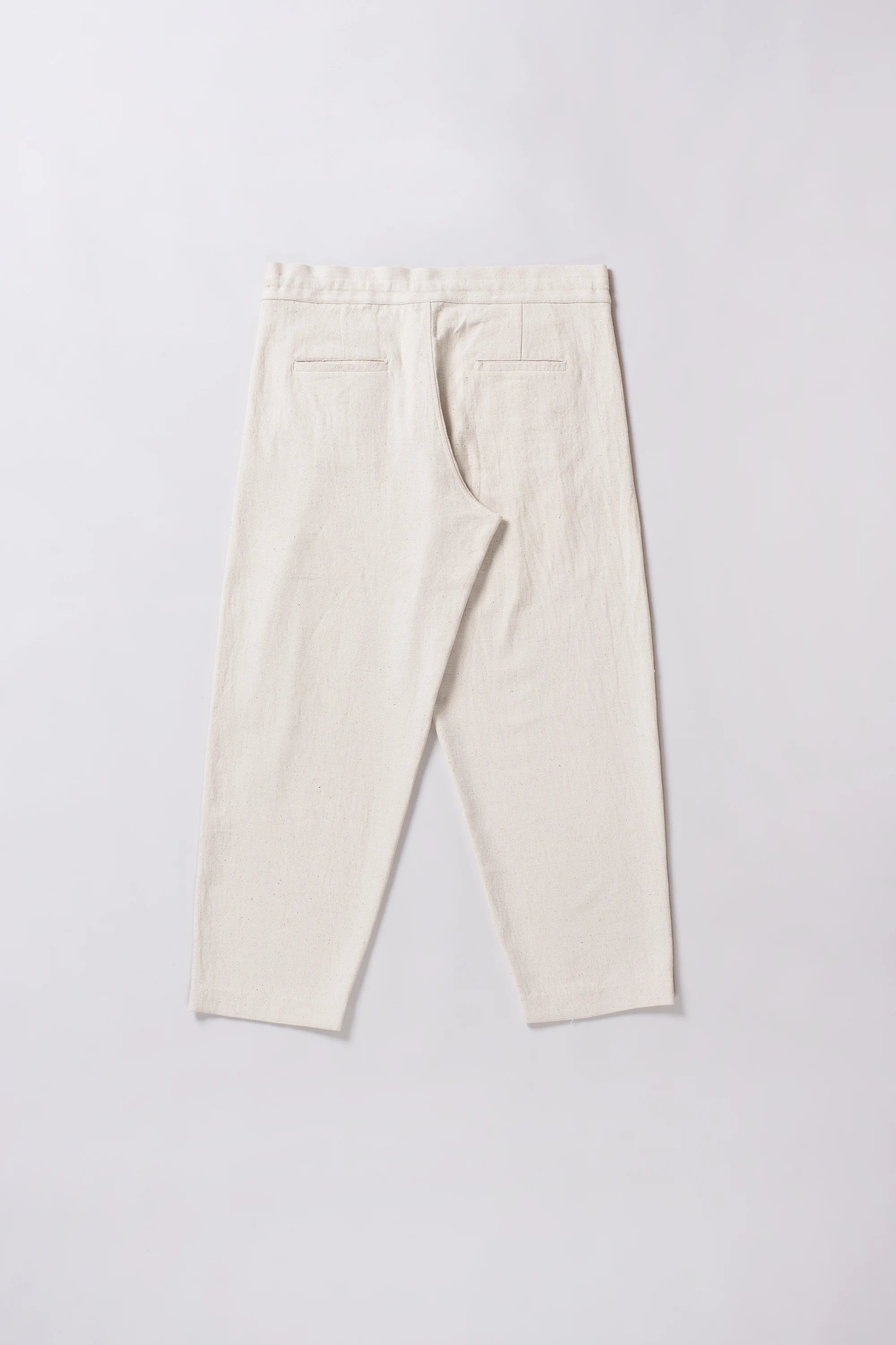 Handspun Organic Cotton Ecru Pant