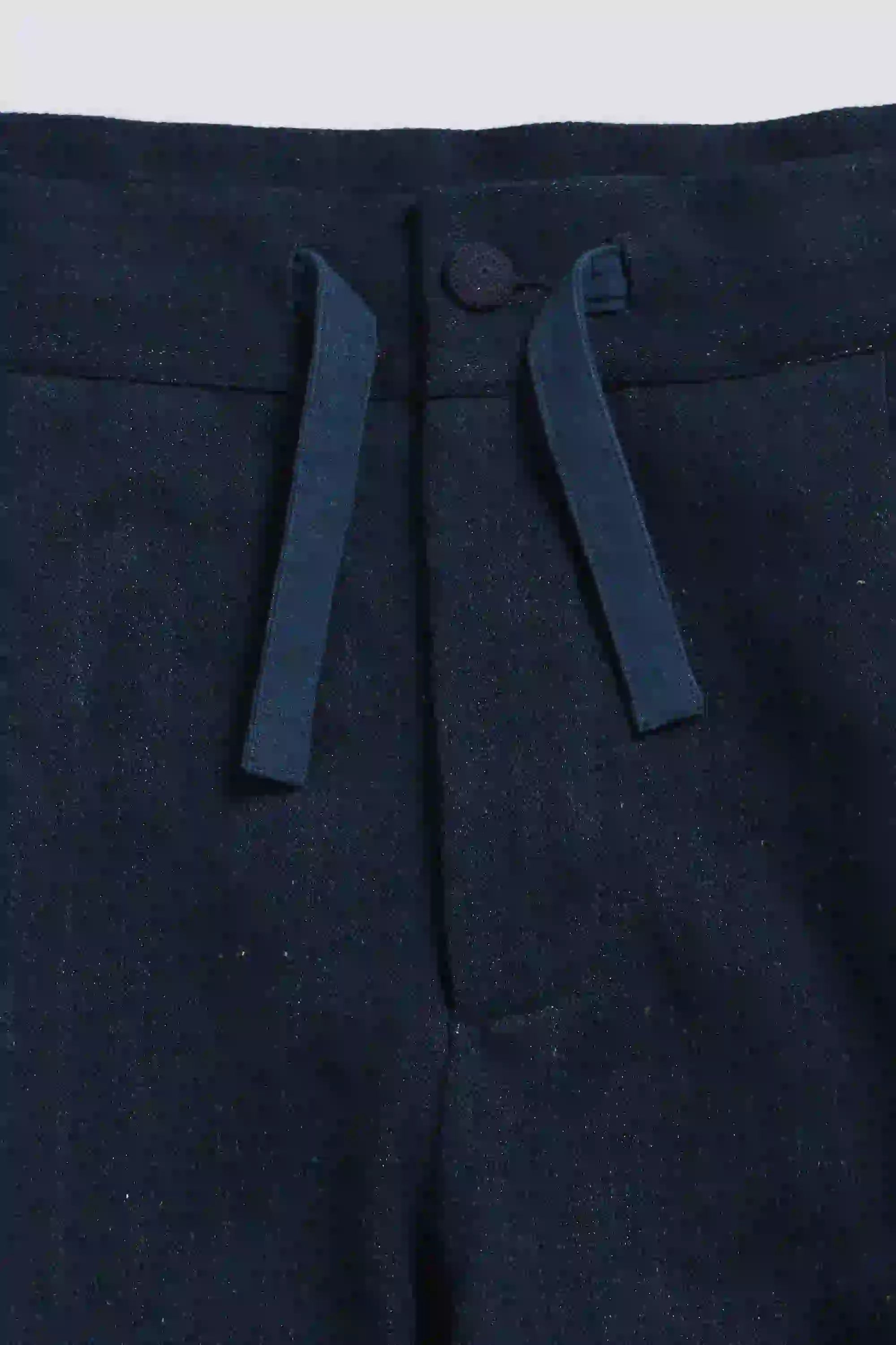 Denim Wide Leg Trousers in Indigo