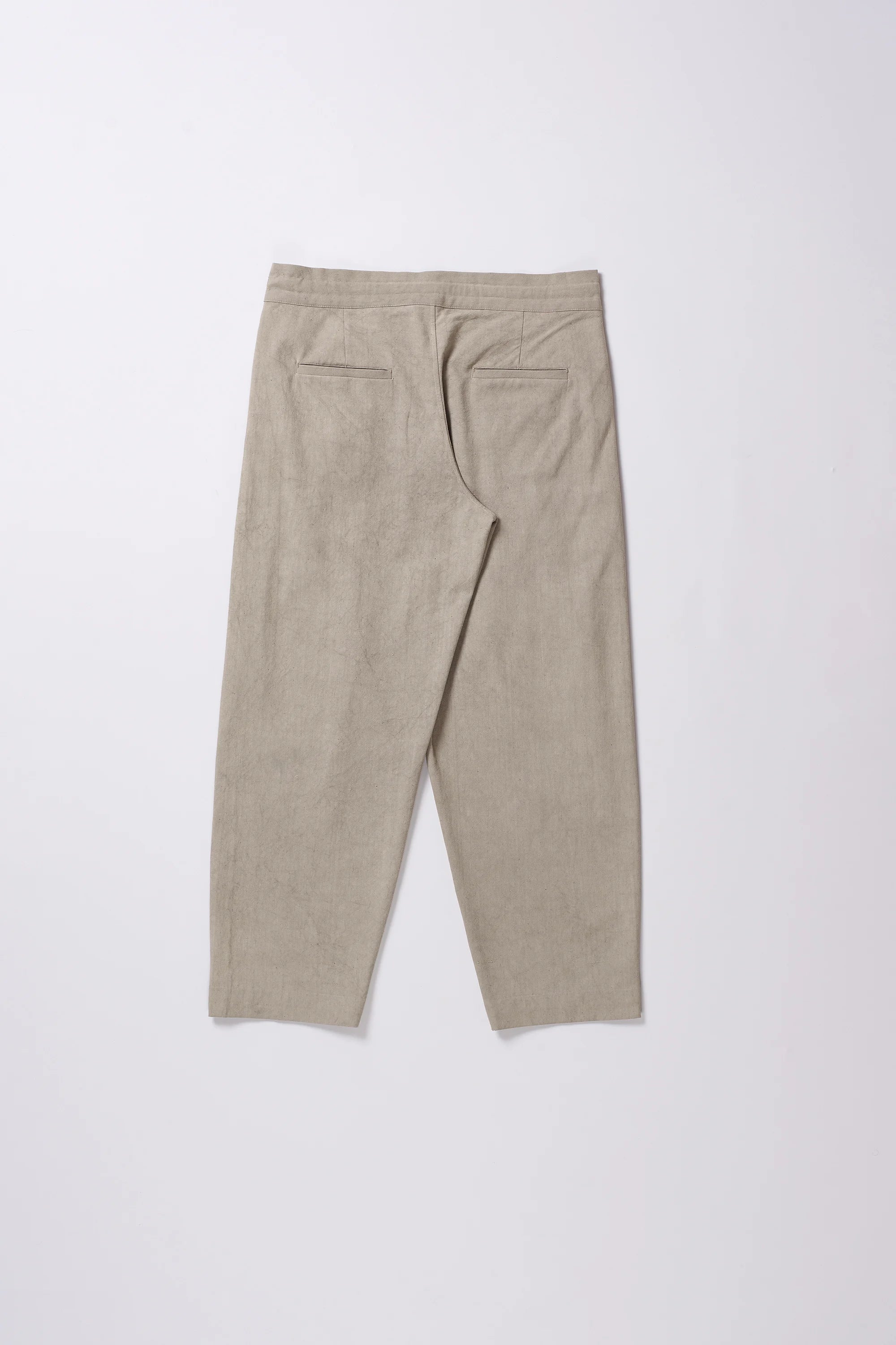 Handspun Organic Cotton Pant In Smoke
