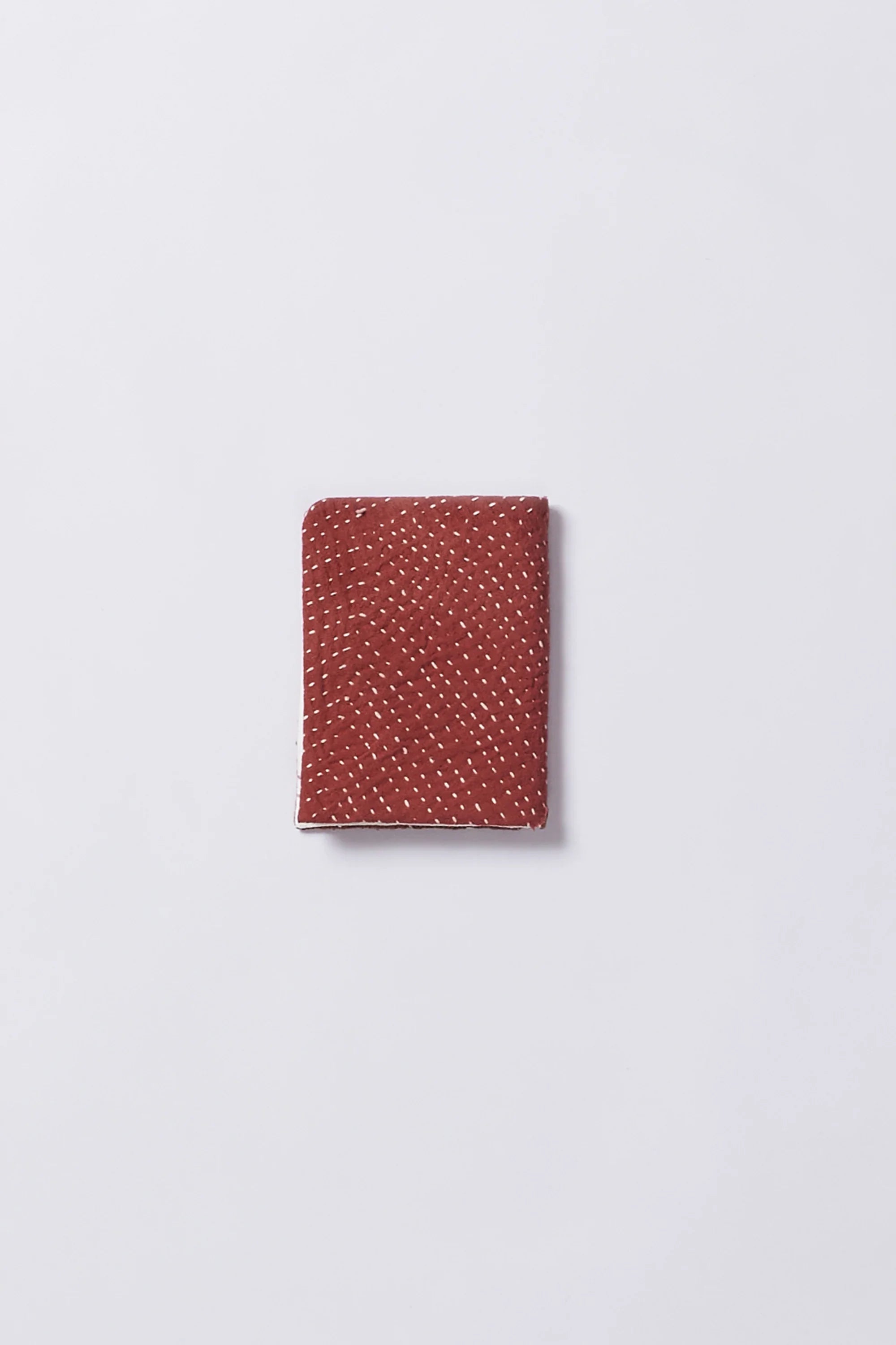 Red Jamdani Patchwork Kantha Diary