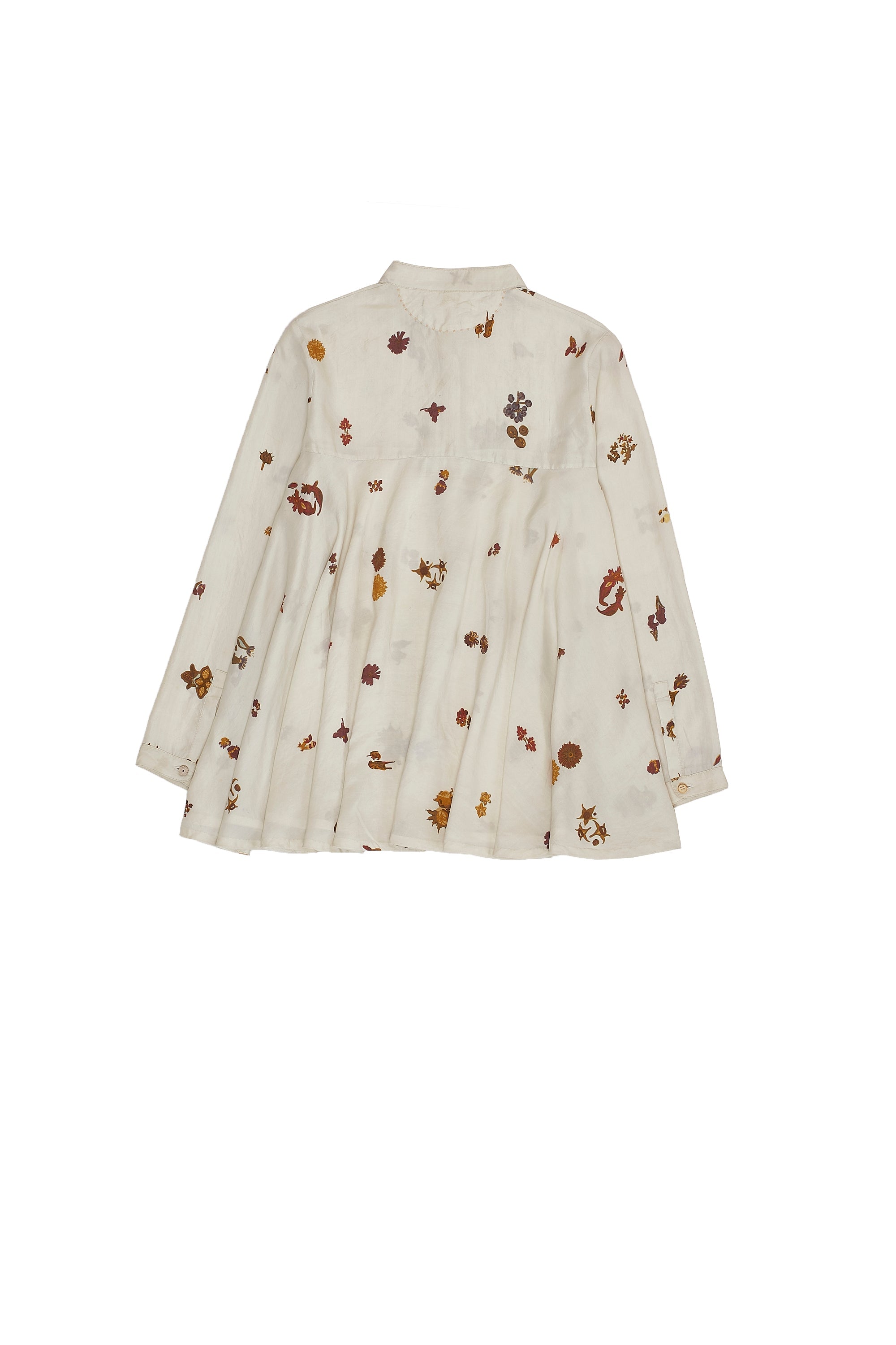 ECRU SCREEN PRINT WOMEN SHIRT