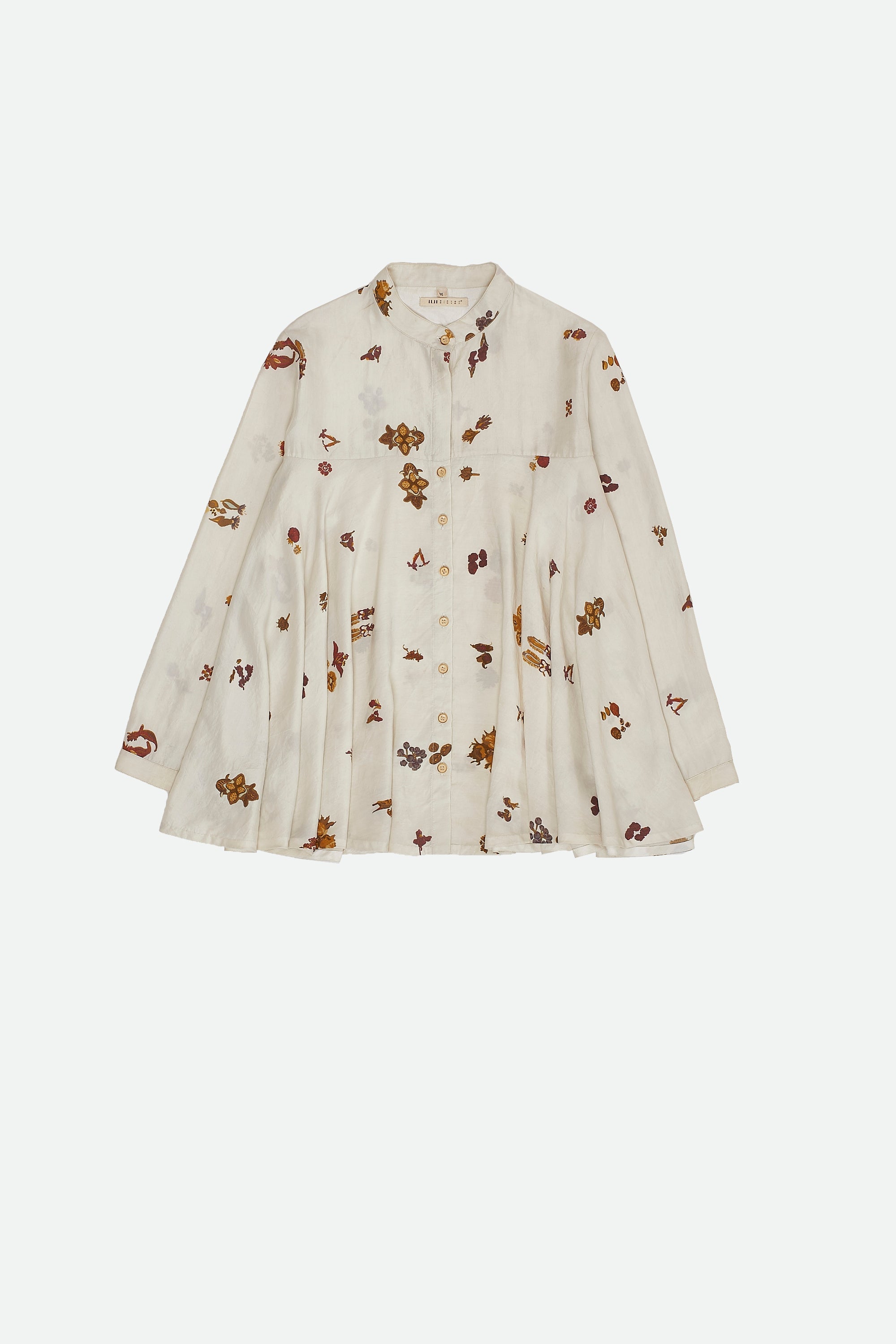 ECRU SCREEN PRINT WOMEN SHIRT