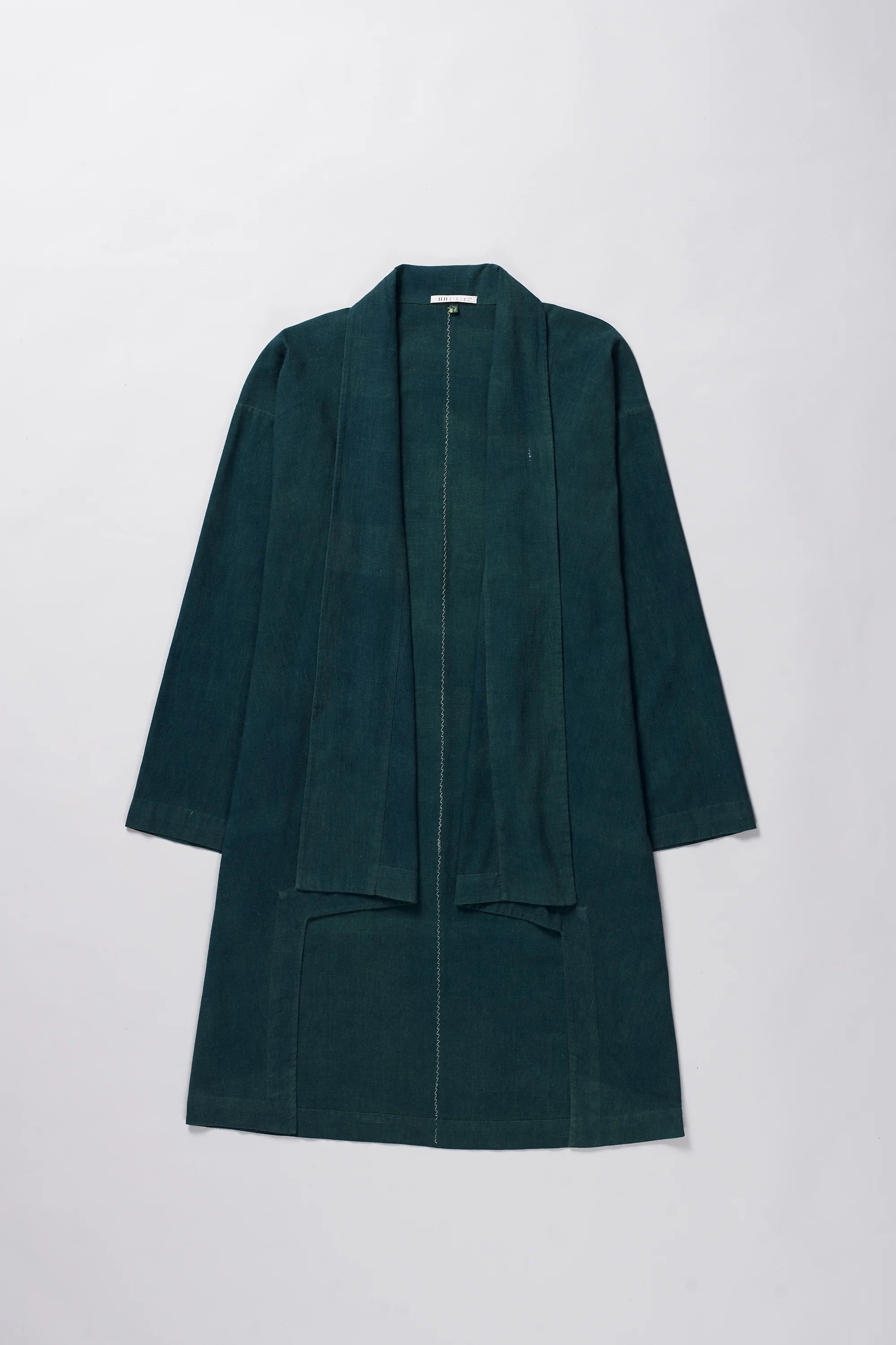 Green Kimono Coat in Bottle