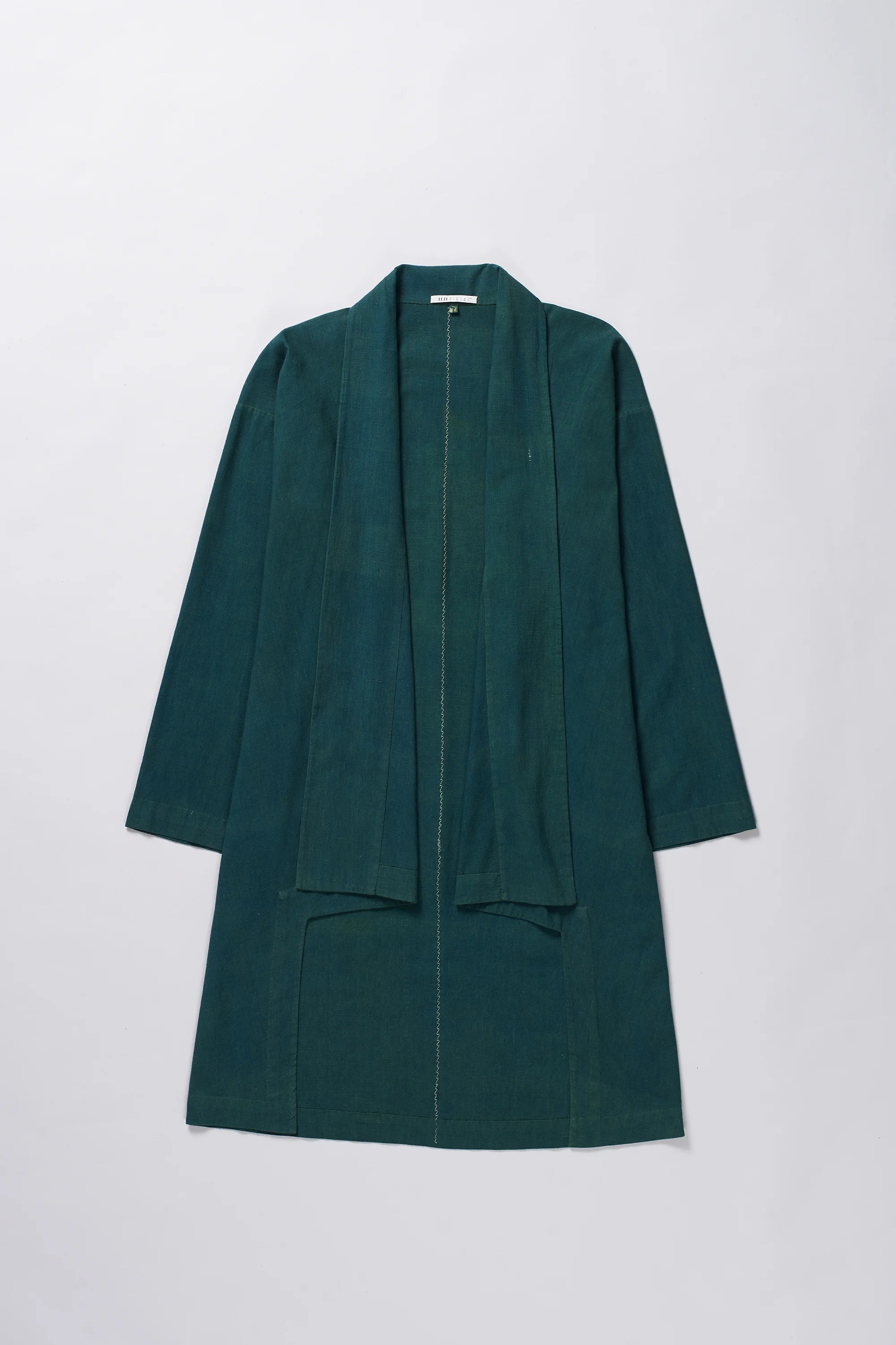 Green Kimono Coat in Bottle