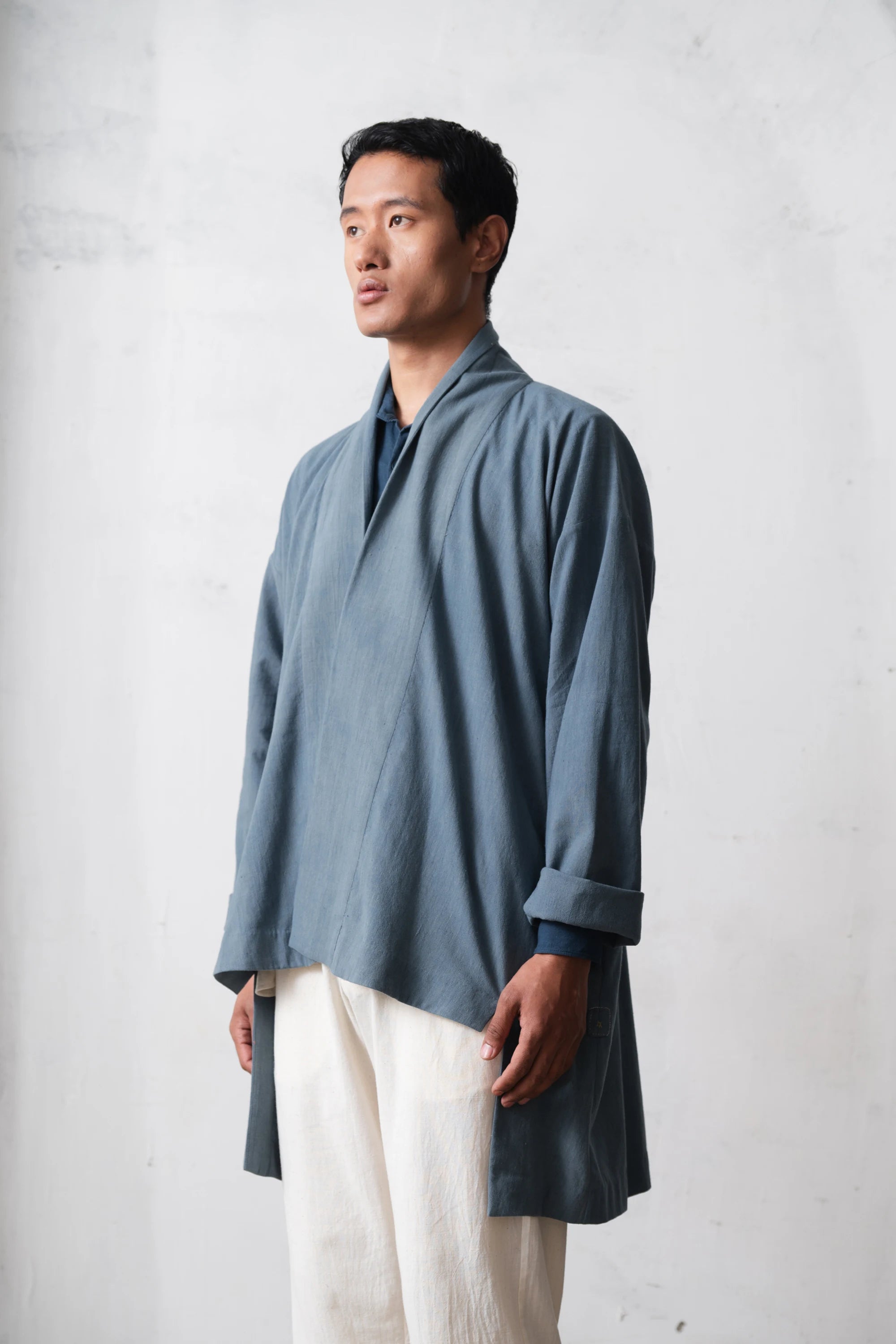 Powder Blue Kimso Shacket