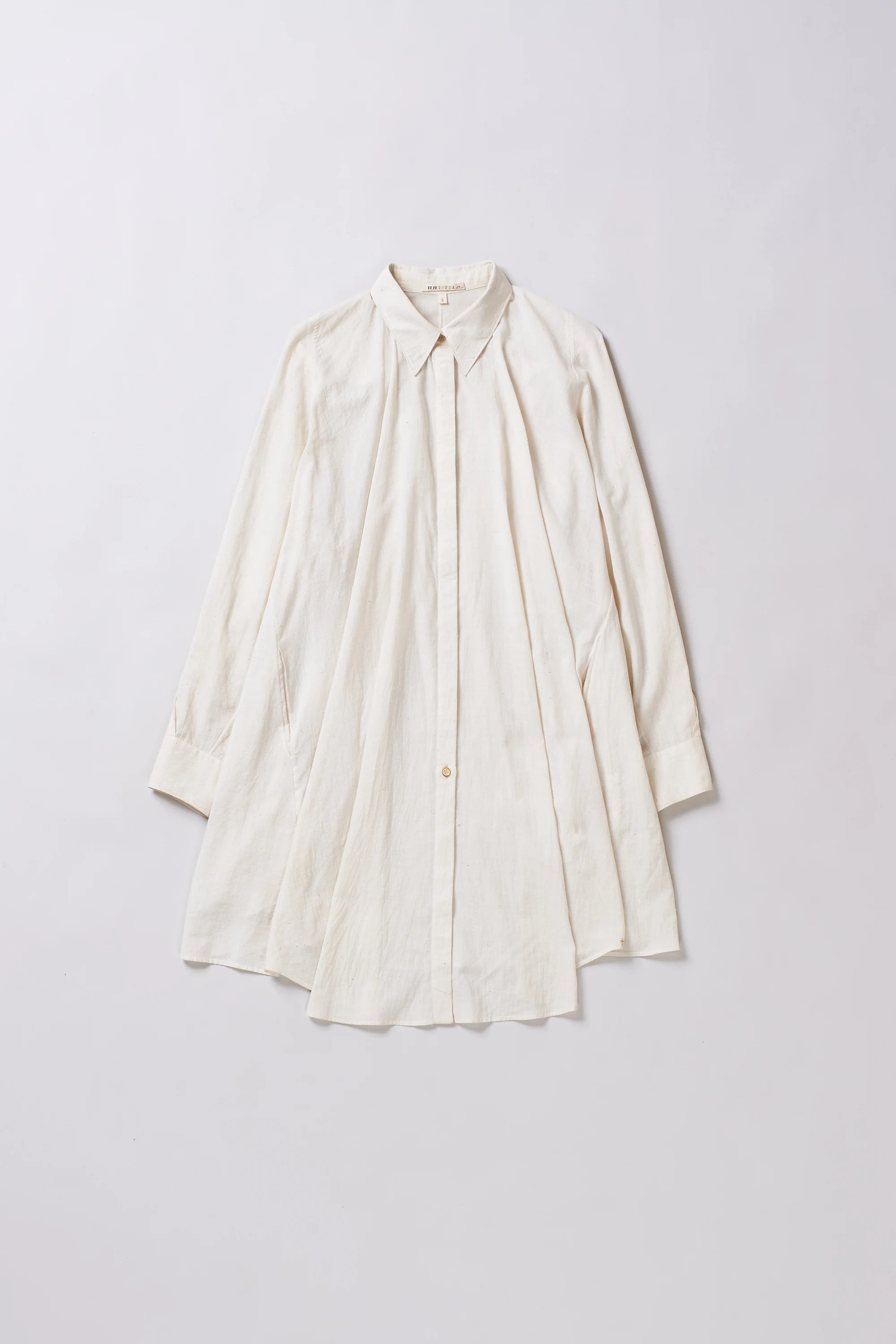 Lam Ecru Cotton Shirt