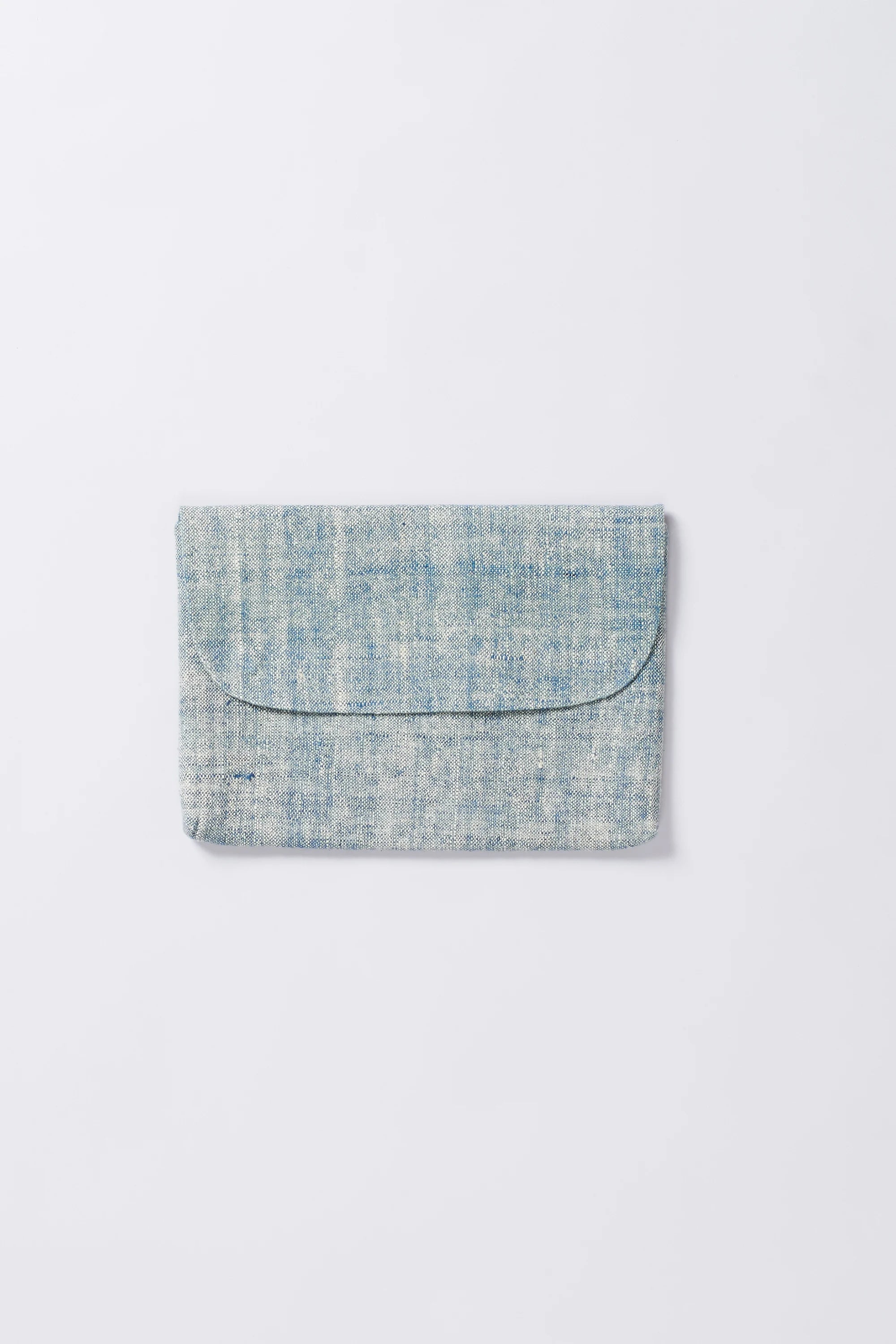 Yarn Dyed Laptop Sleeve in Turquoise
