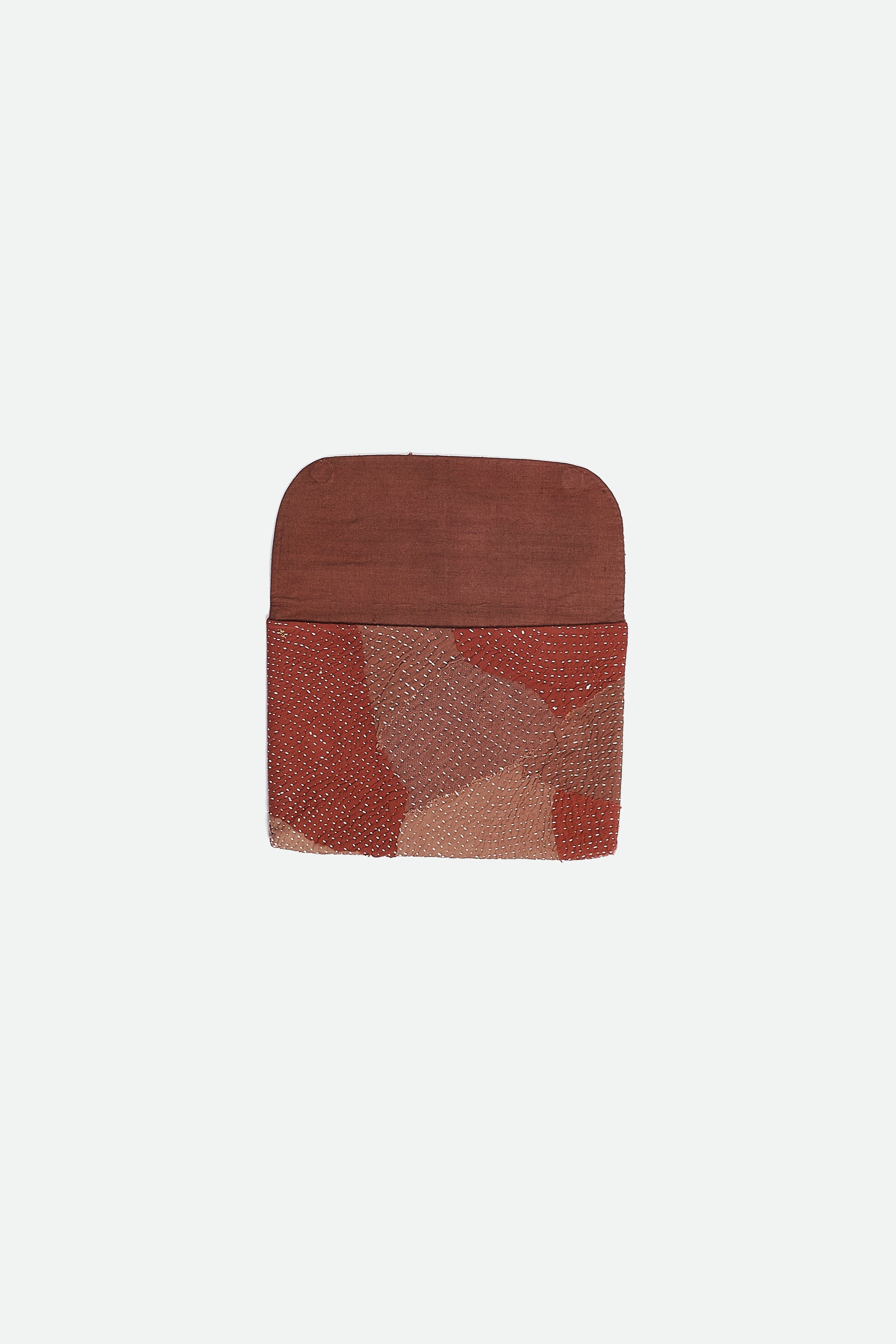 BRICK RED PATCHWORK LAPTOP SLEEVE