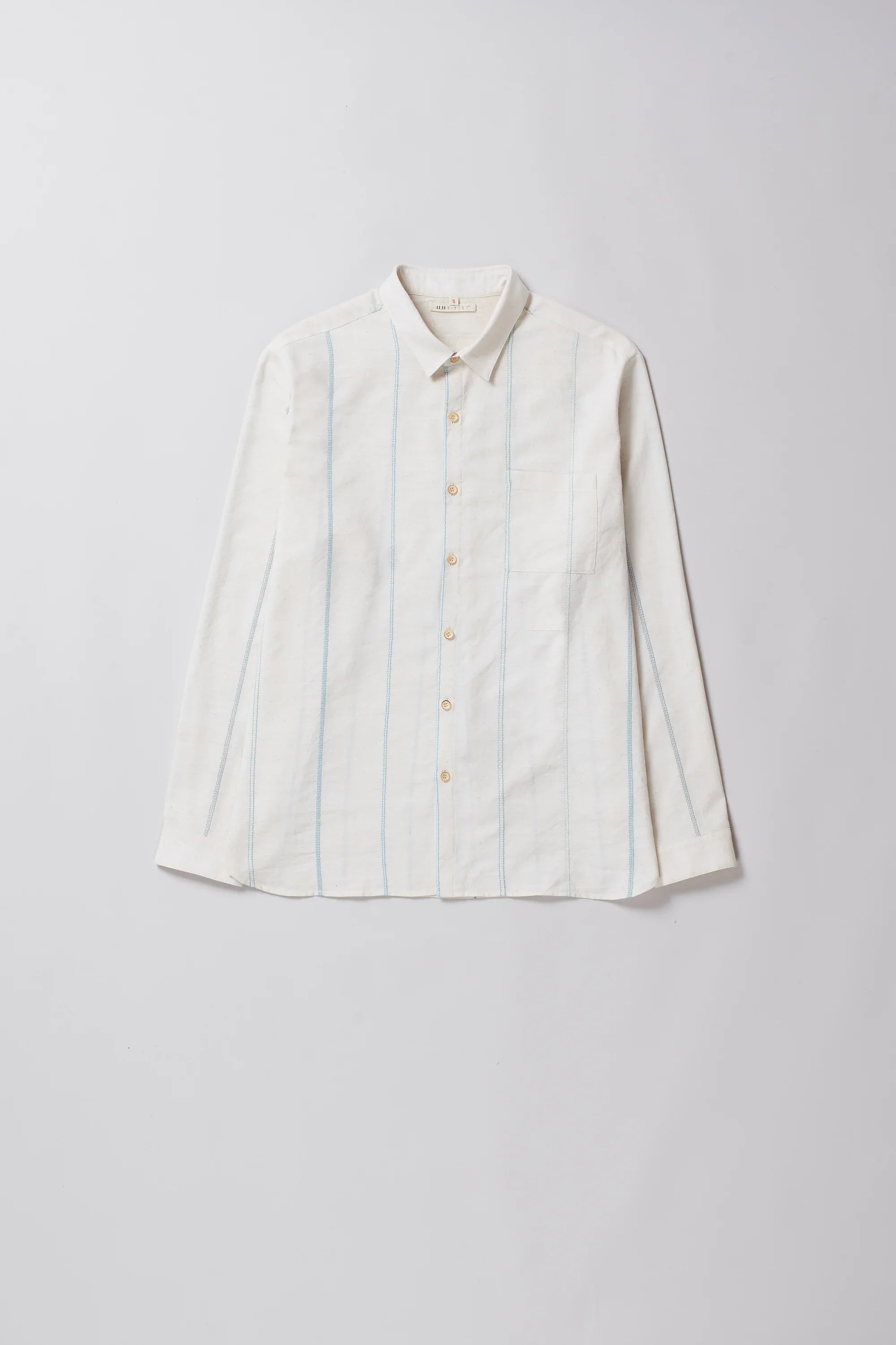 Cotton shirt with full-sleeves