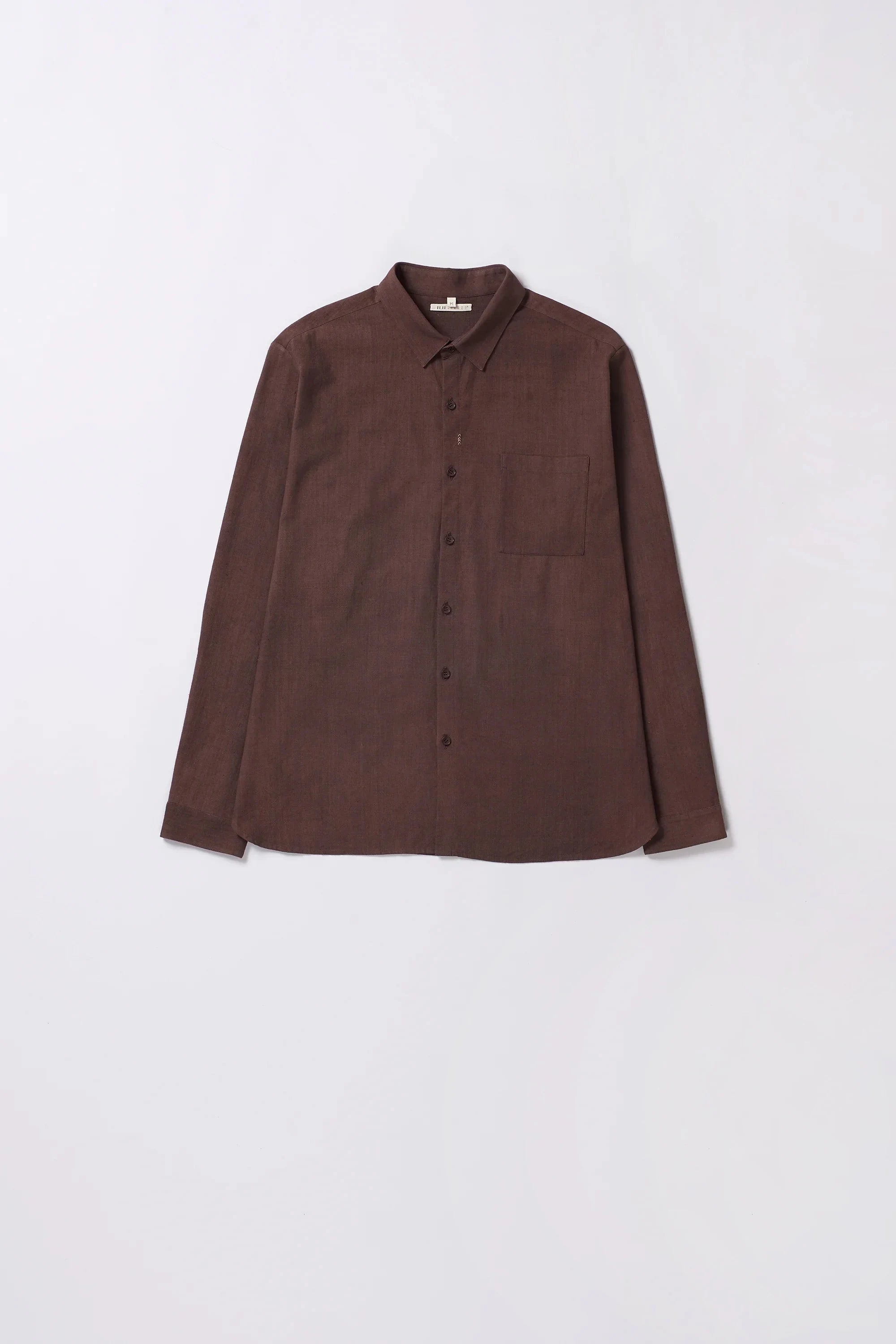 Burnt Umber Cotton Shirt
