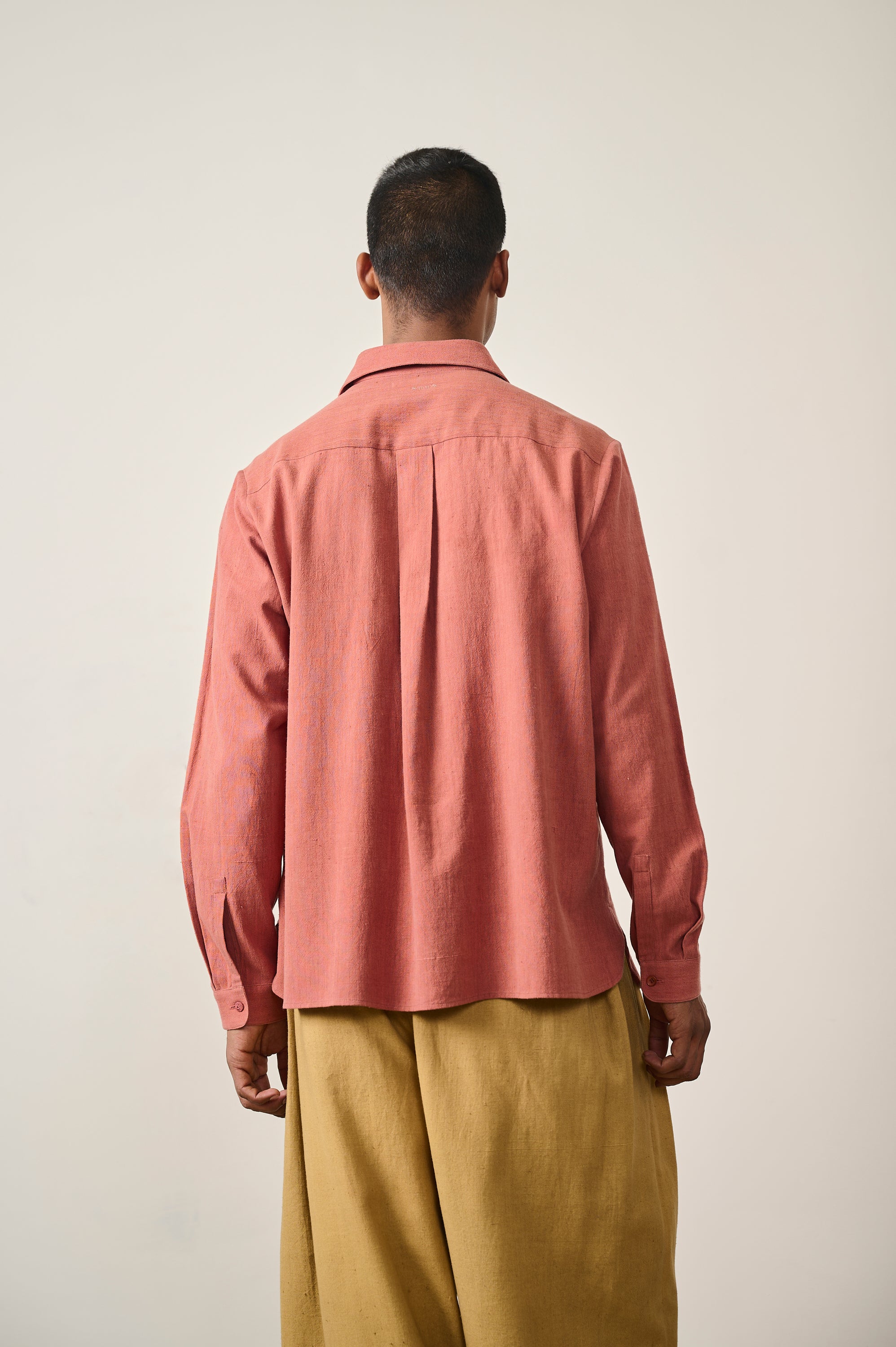 ROUGE PINK CAMP COLLAR SHIRT