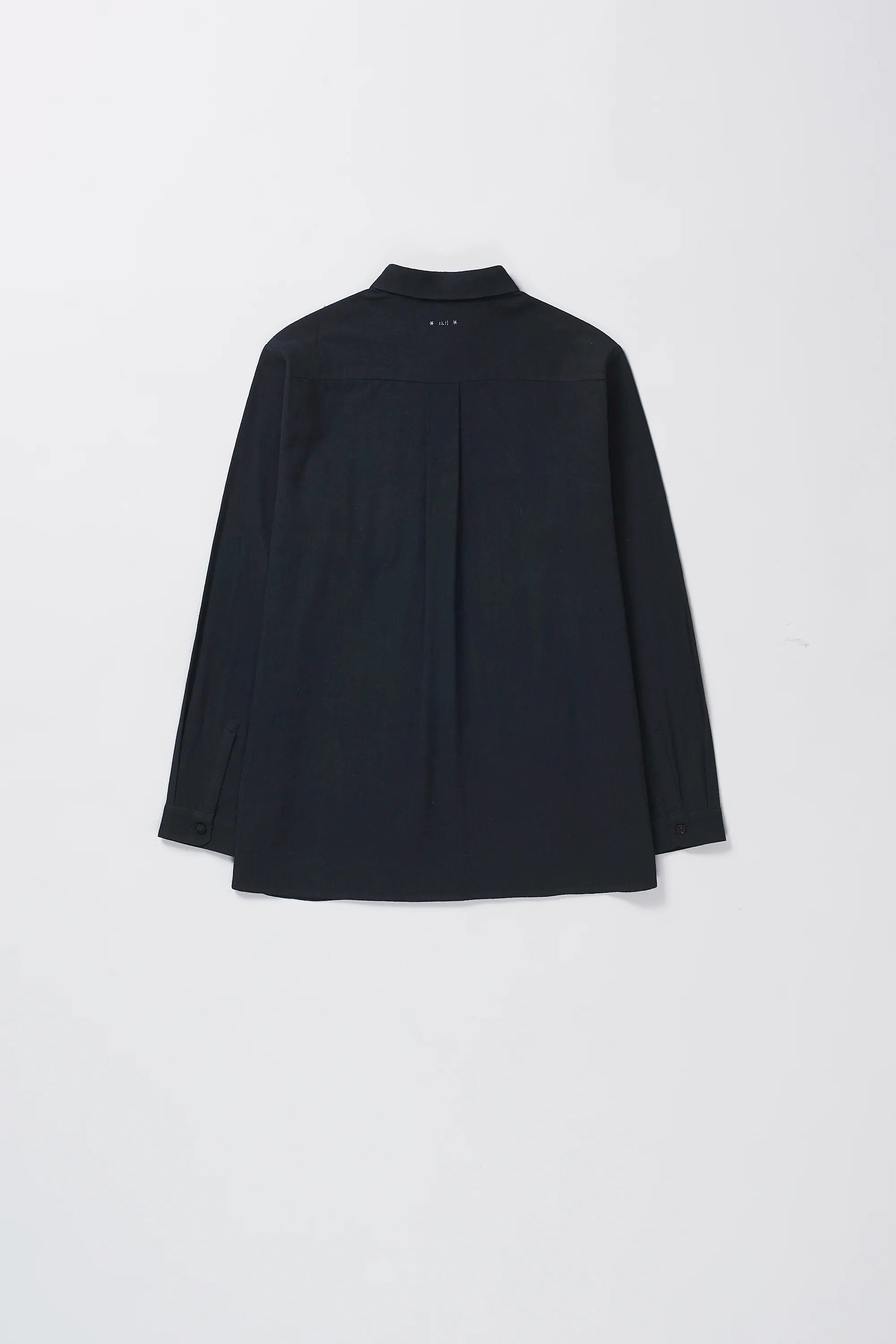 BLACK ORGANIC COTTON SHIRT