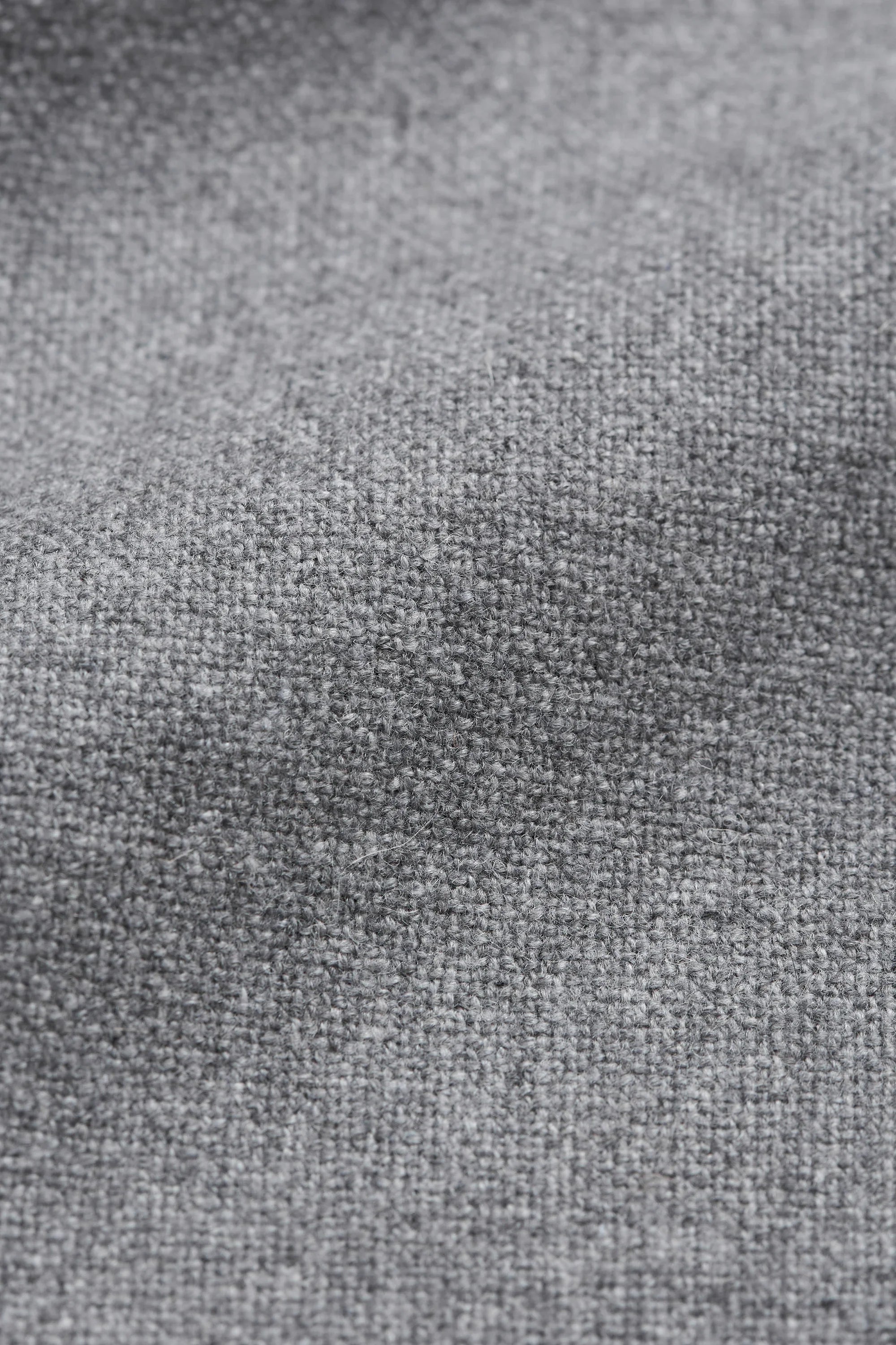 Cashmere Wool Oversized Shirt in Ash Grey