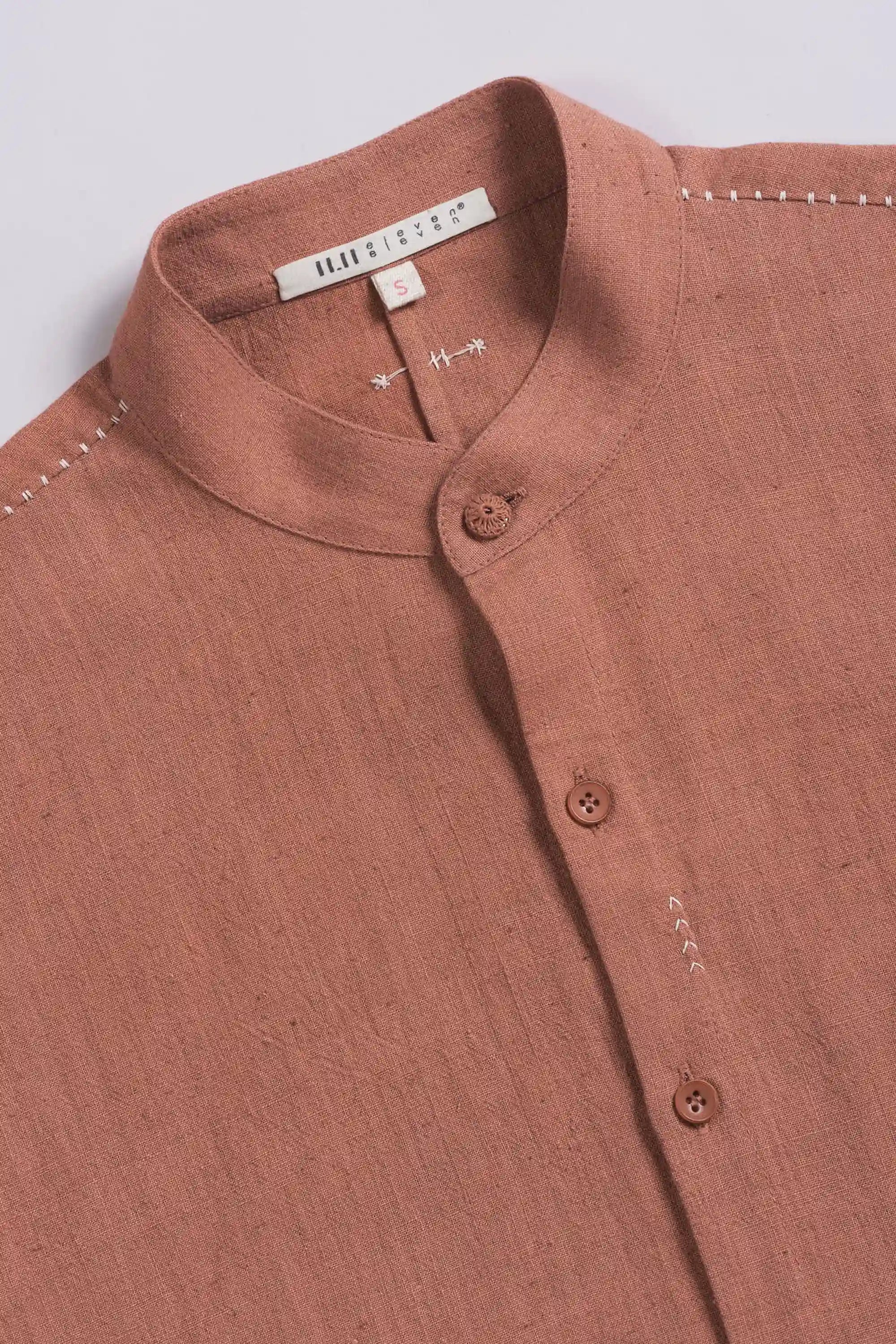 Orange Rust Macca Shirt