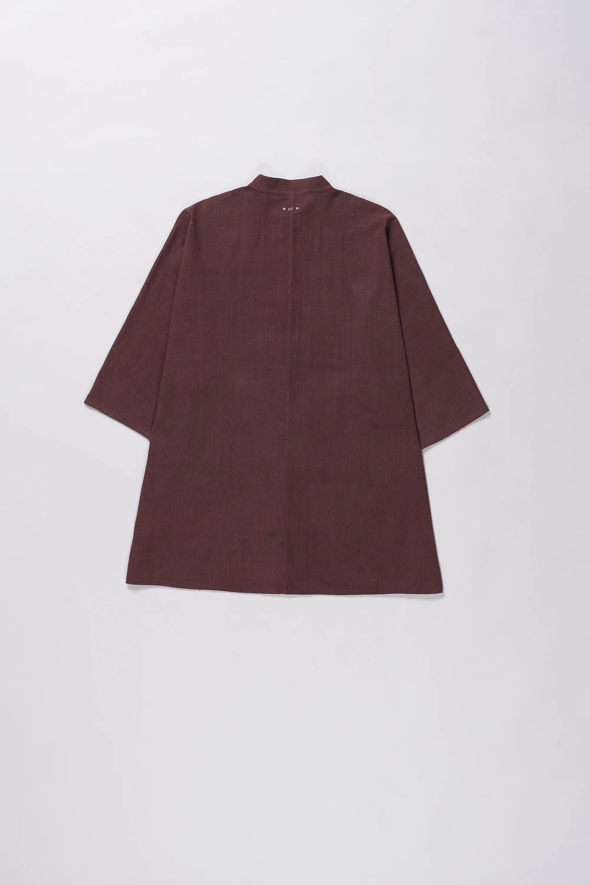 Burnt Umber Kimono Sleeve Shirt