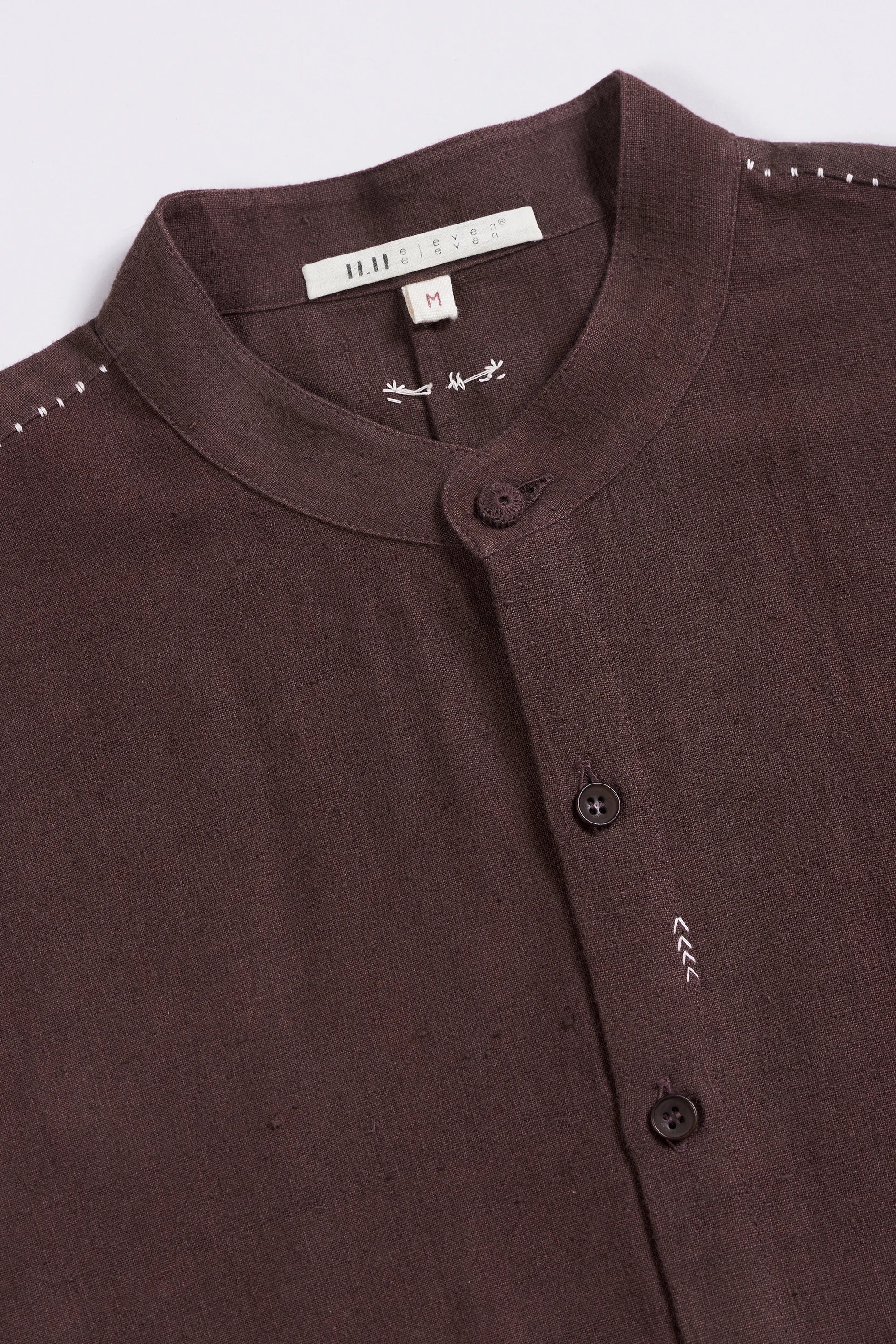 Burnt Umber Kimono Sleeve Shirt
