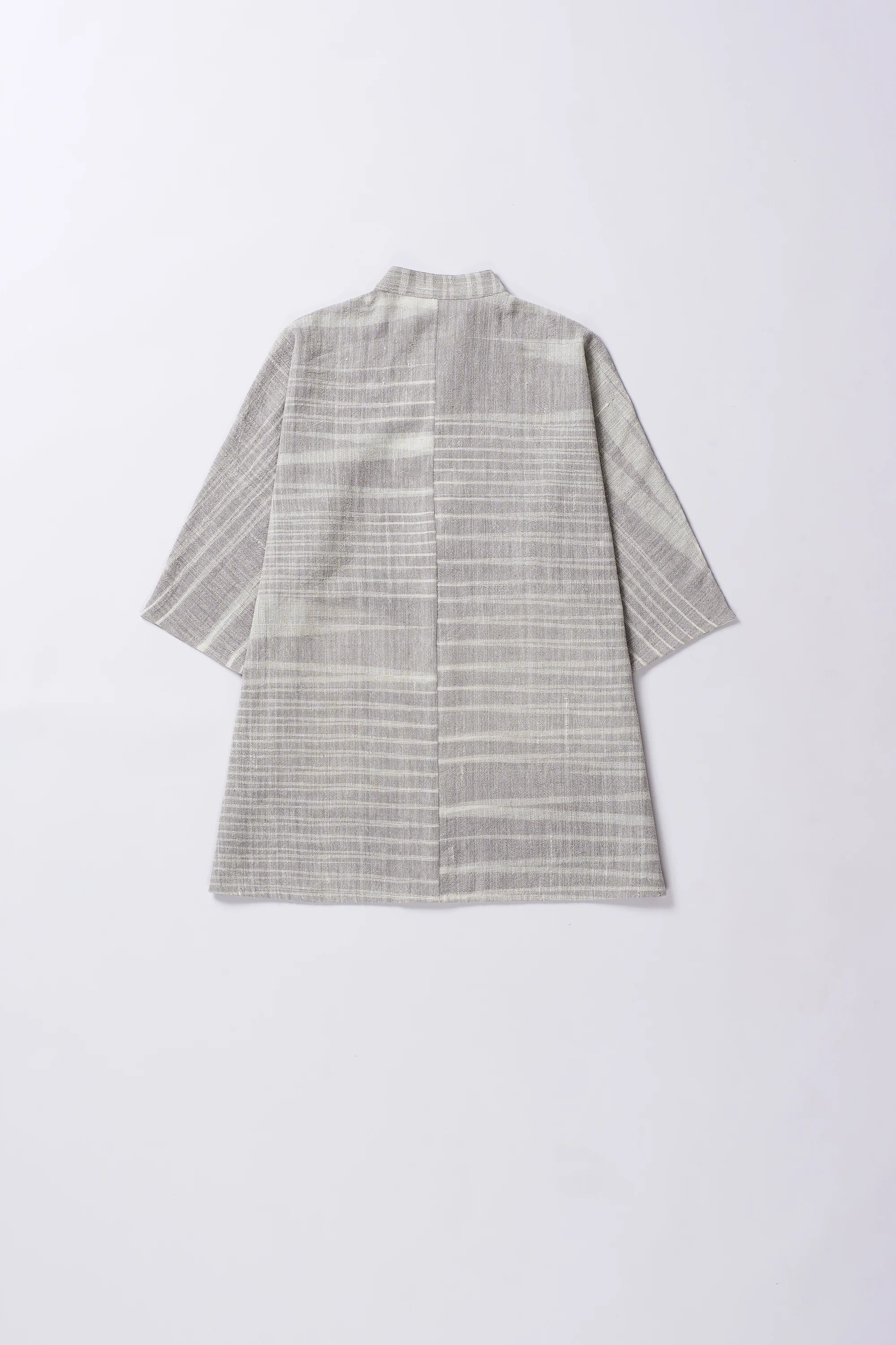 Kimono Sleeve Ikat Shirt in Wool