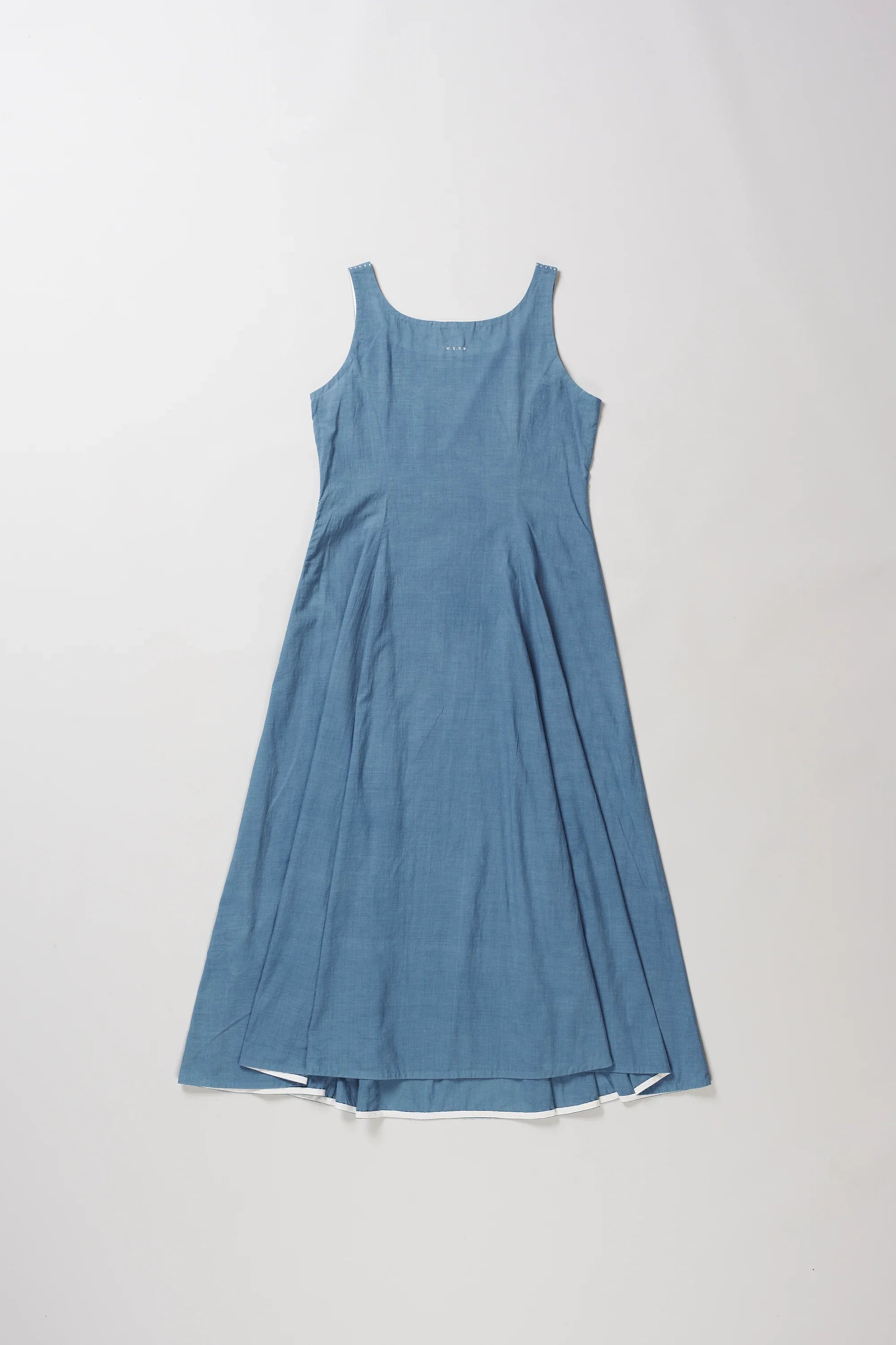 Flared Princess Cut Dress in Powder Blue