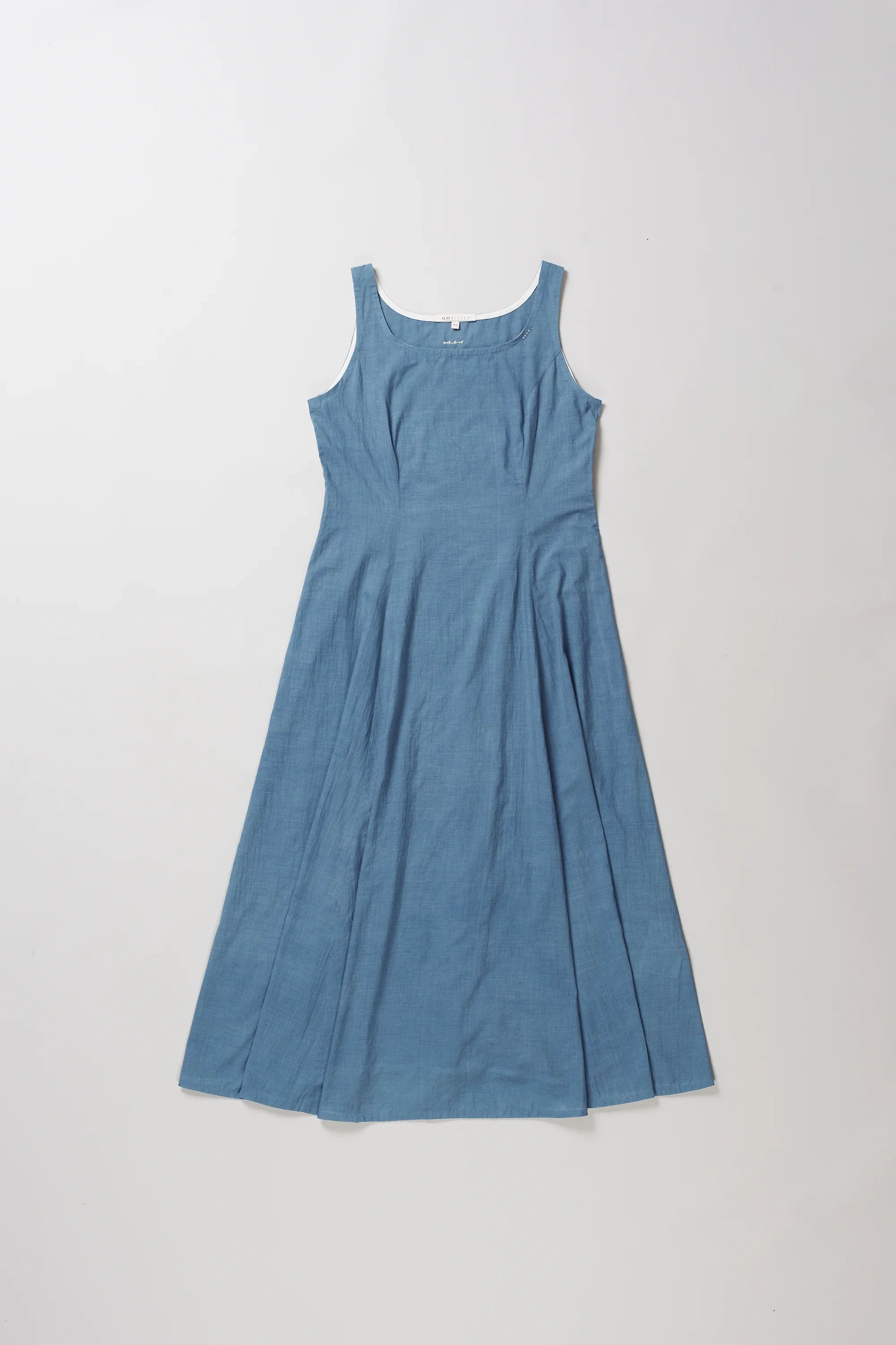 Flared Princess Cut Dress in Powder Blue