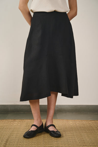 【deres】11th linen skirt 1T A-Line Skirt