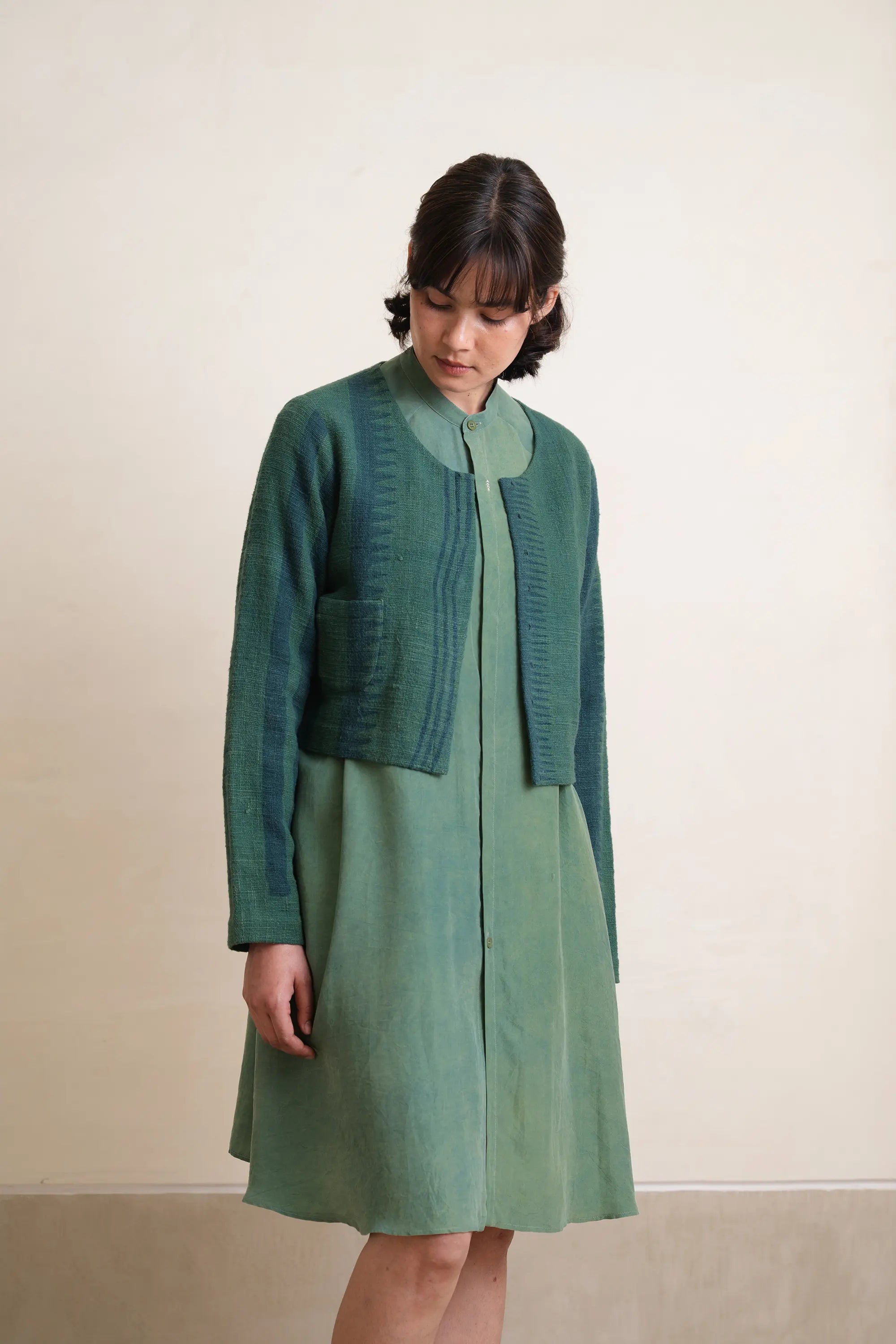 Bottle Green Short Jacket