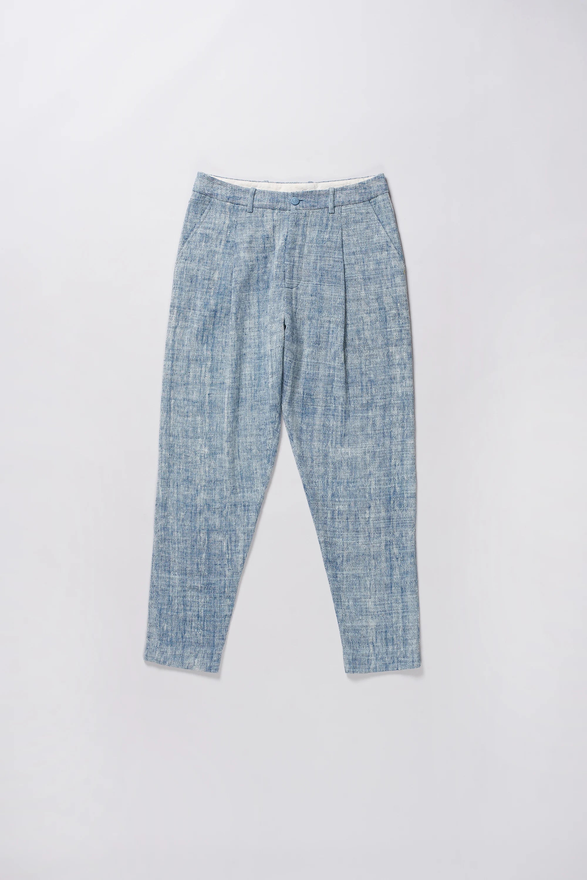 Organic Cotton Trousers in Indigo