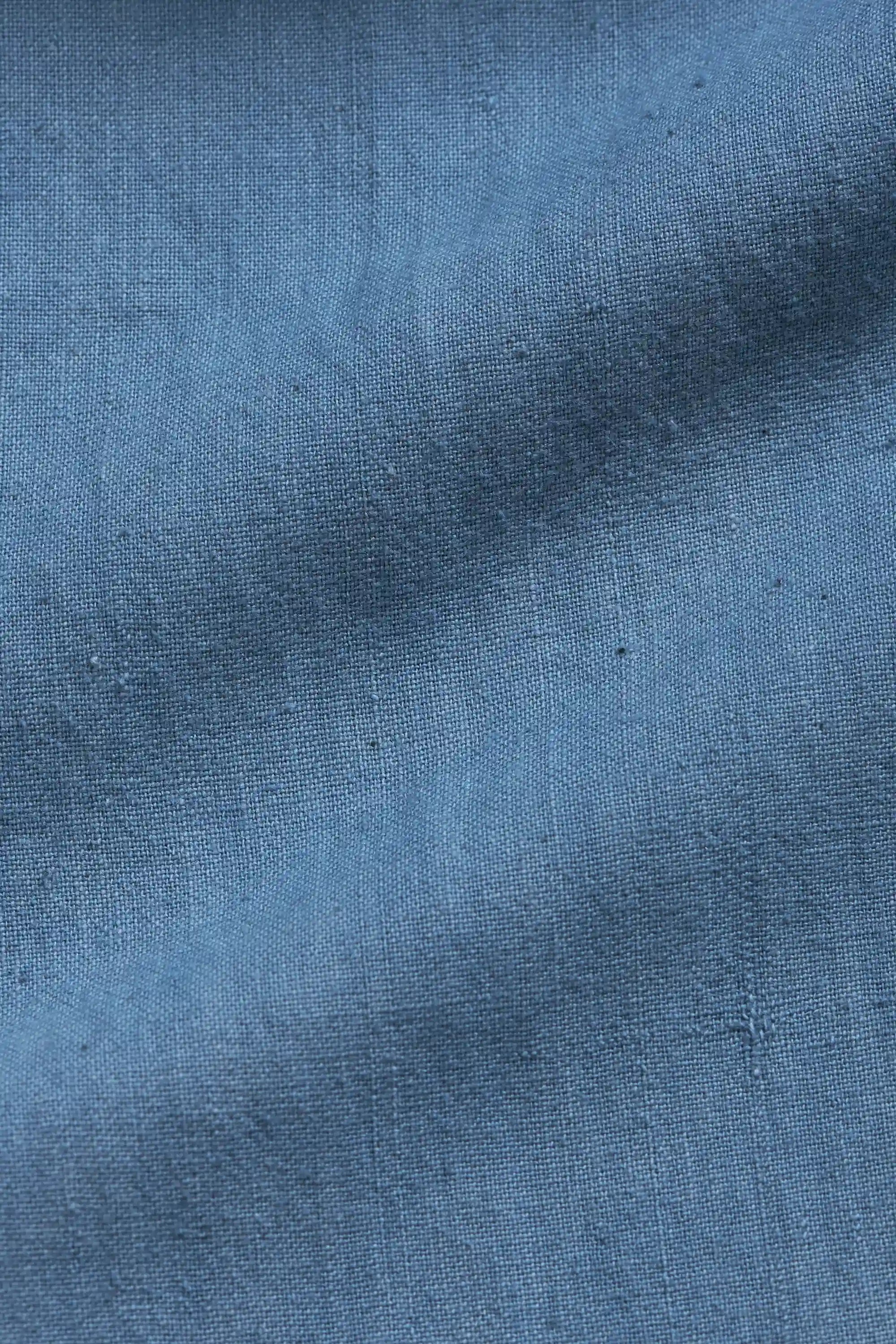 Close-up of blue fabric
