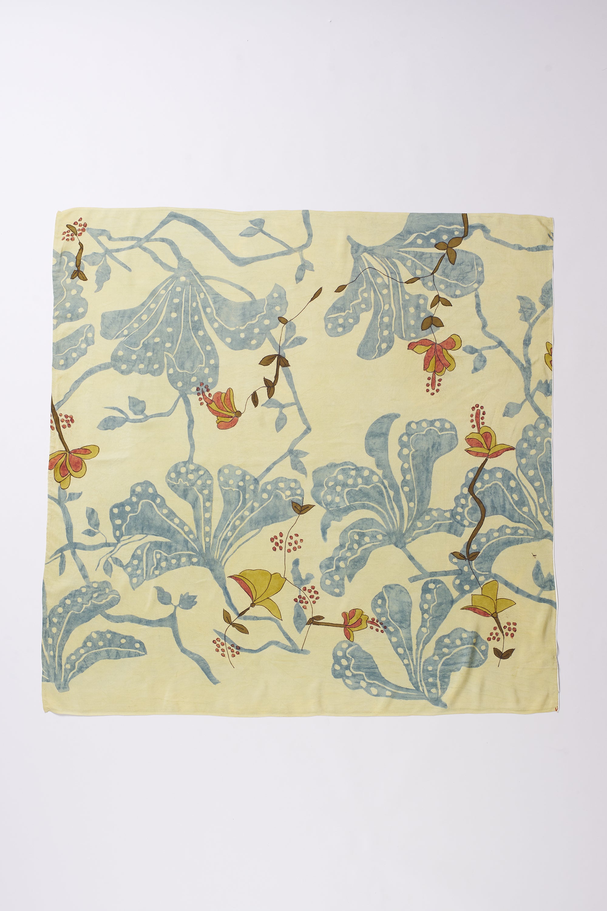 HAND PAINTED SILK SCARF