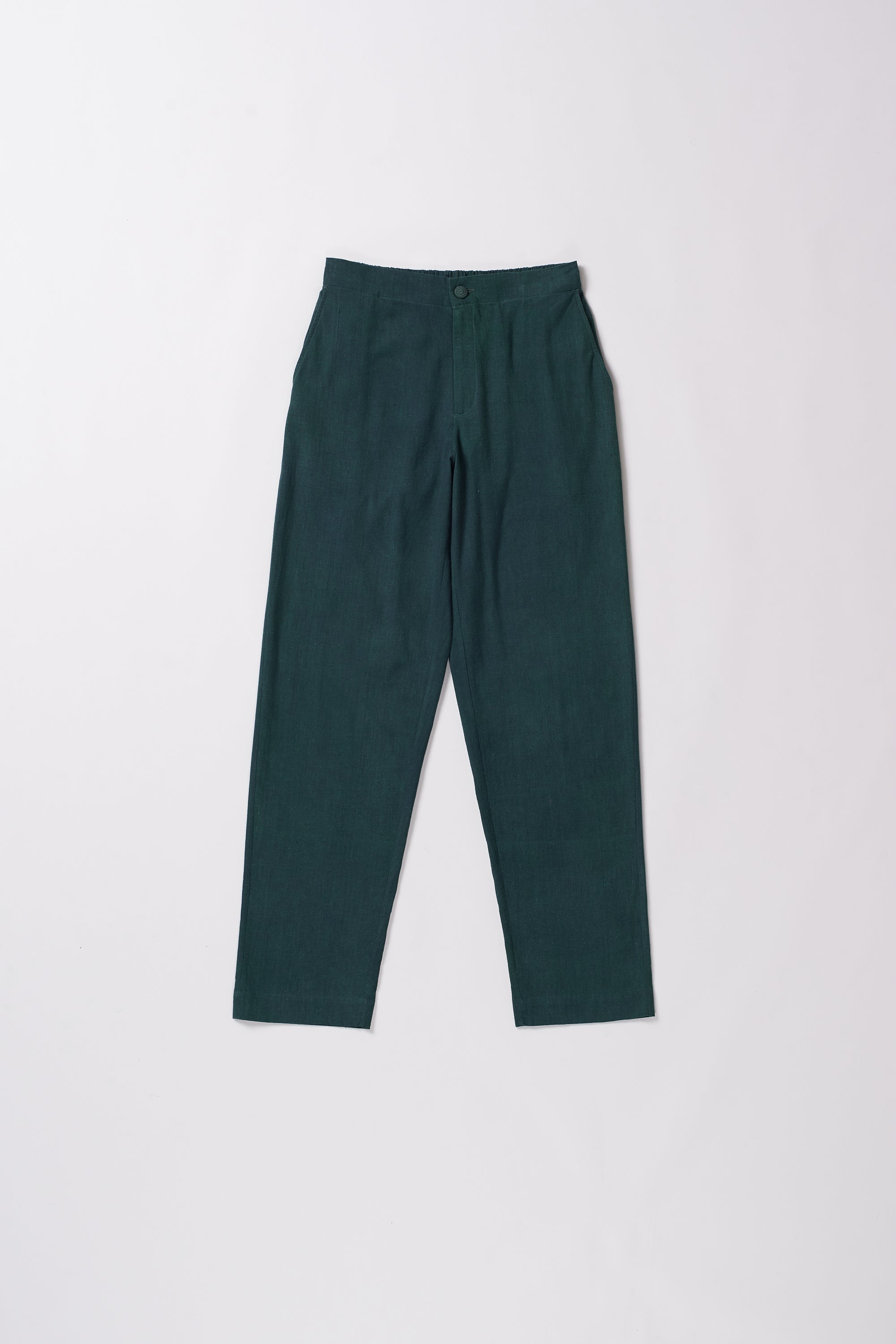 COTTON STRAIGHT FIT TROUSER