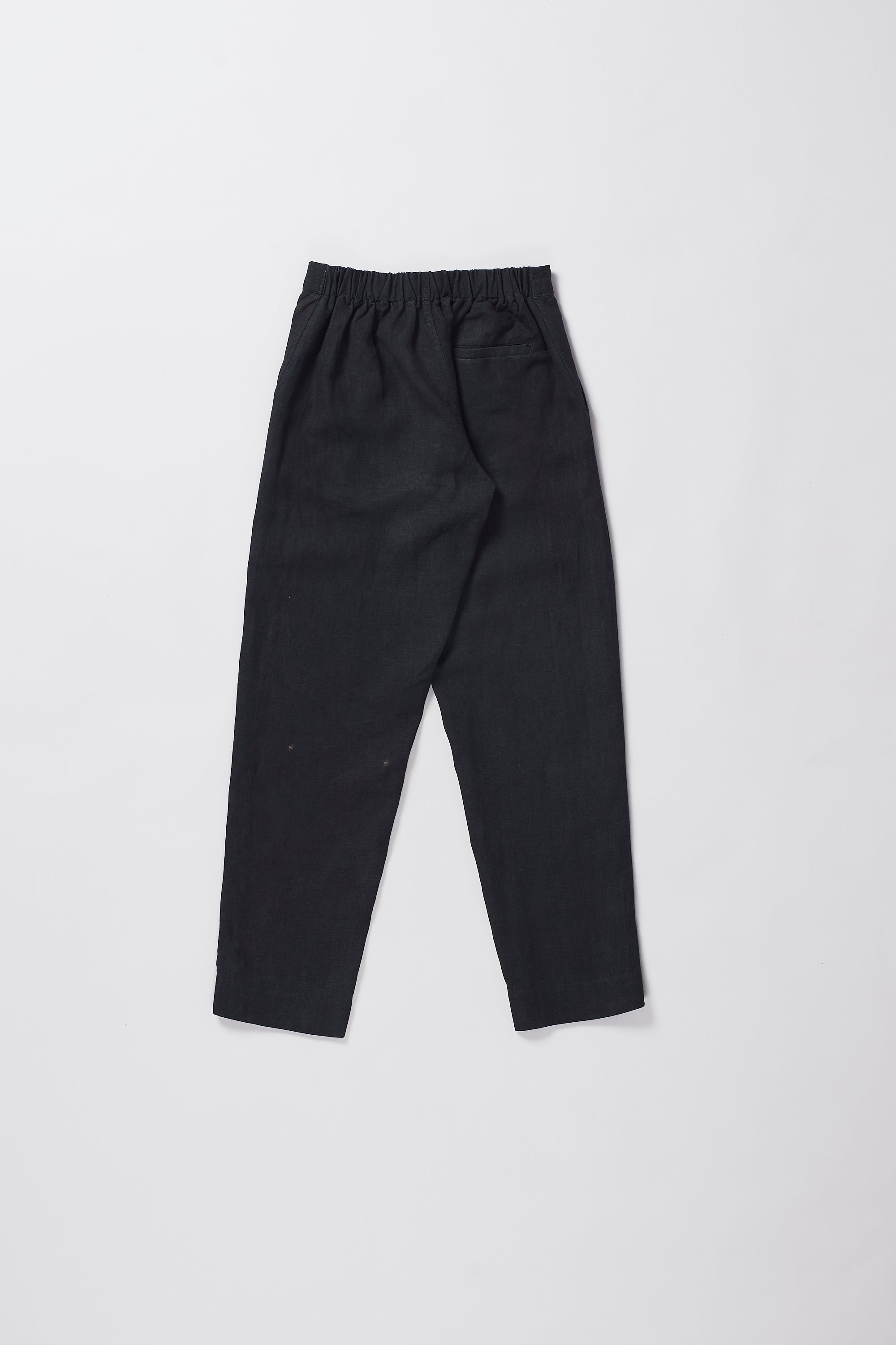 LINEN STRAIGHT FIT TROUSERS