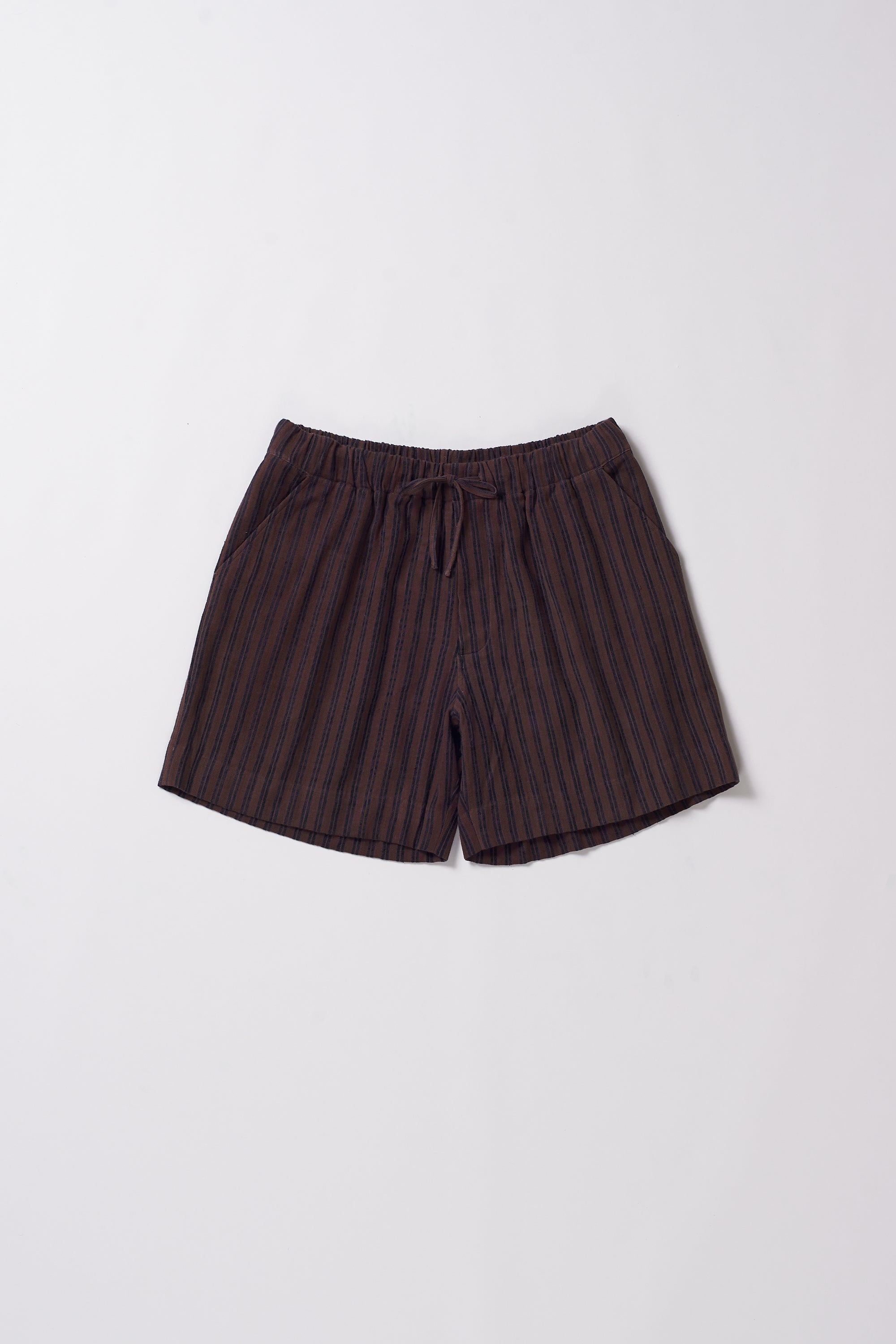 BURNT UMBER COTTON  UNISEX SHORT